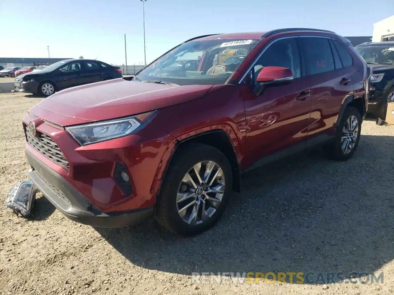 2 Photograph of a damaged car 2T3R1RFV9LC072635 TOYOTA RAV4 2020