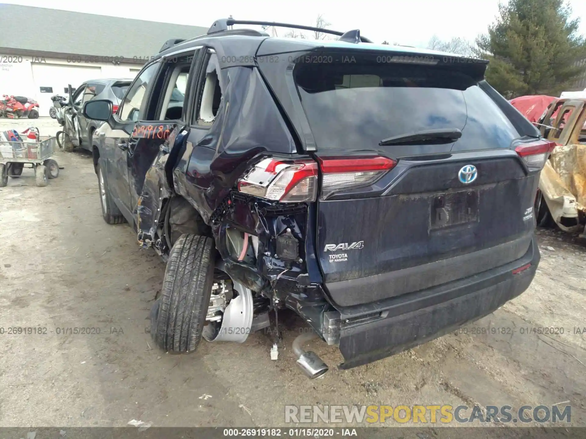 3 Photograph of a damaged car 2T3RWRFV0LW056551 TOYOTA RAV4 2020