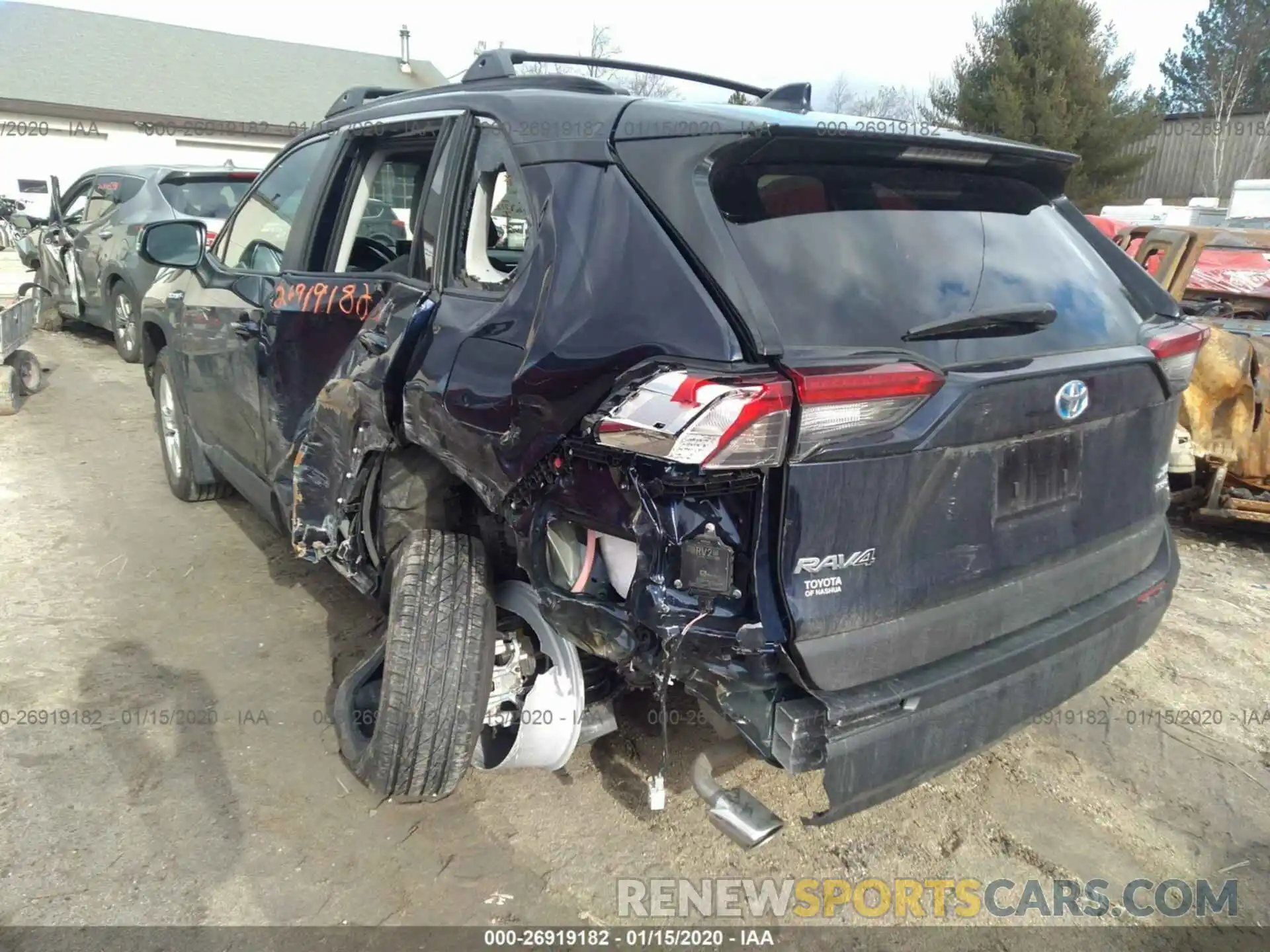 6 Photograph of a damaged car 2T3RWRFV0LW056551 TOYOTA RAV4 2020