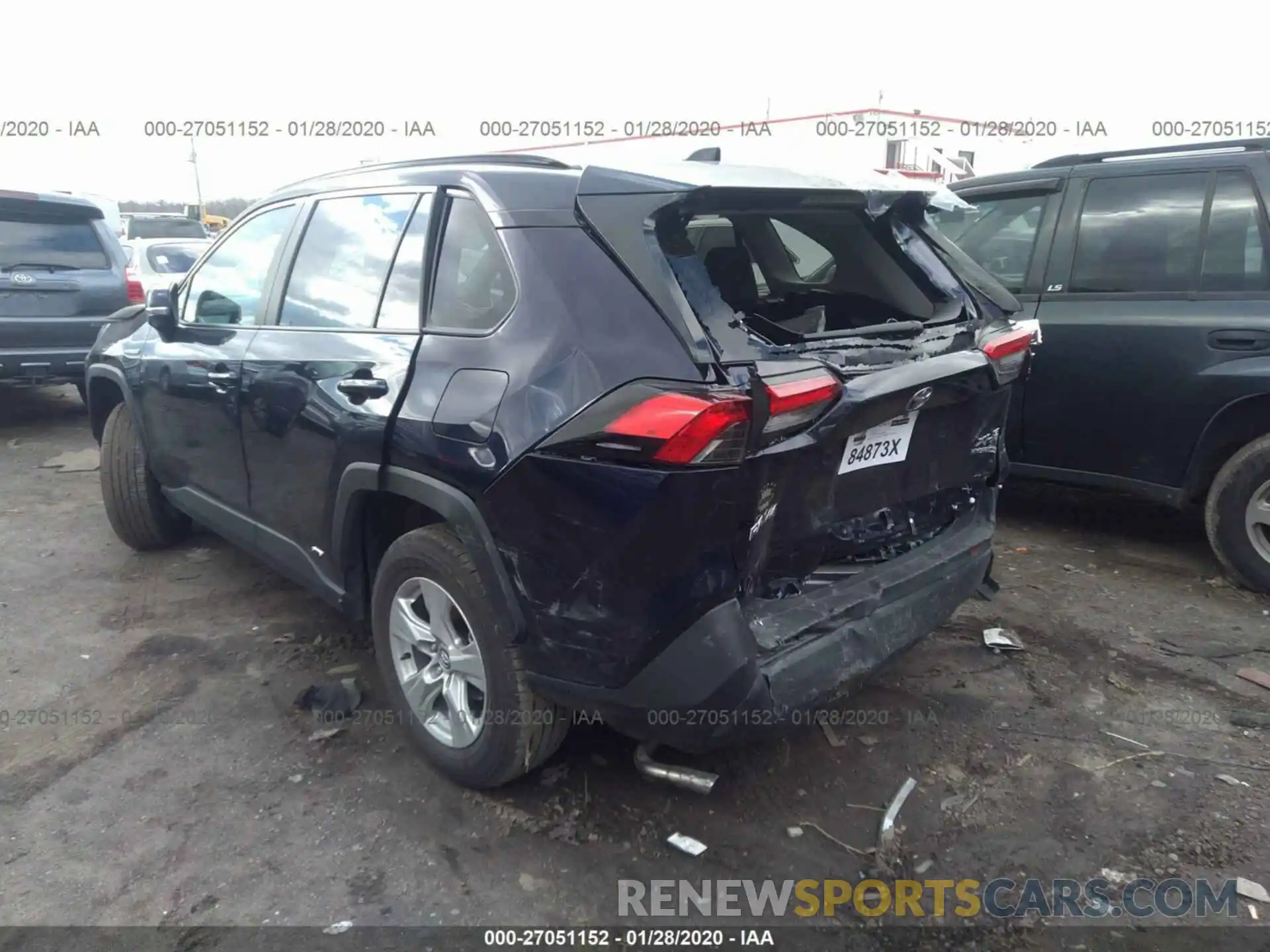 3 Photograph of a damaged car 2T3RWRFV0LW058347 TOYOTA RAV4 2020