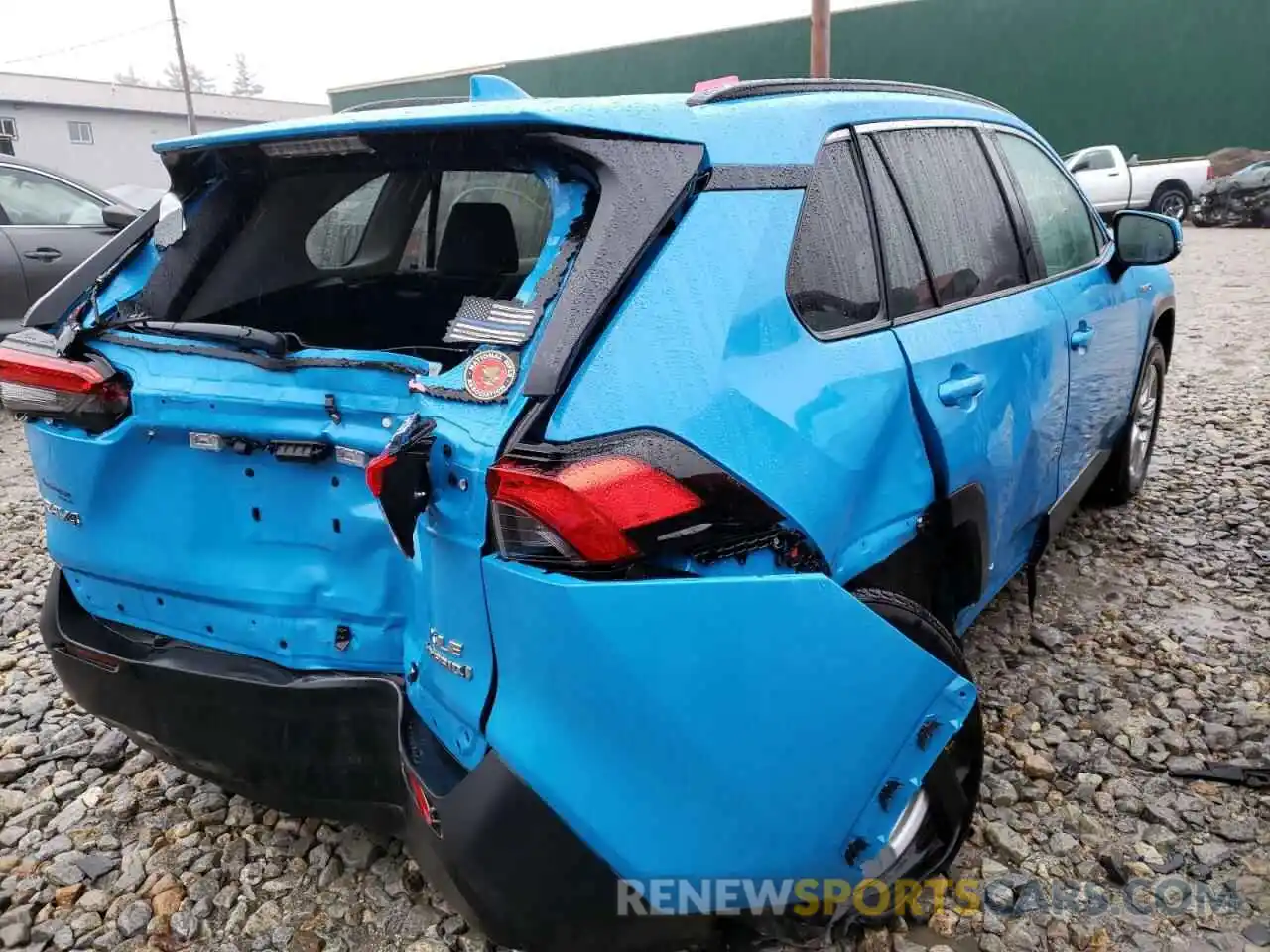 4 Photograph of a damaged car 2T3RWRFV0LW064407 TOYOTA RAV4 2020