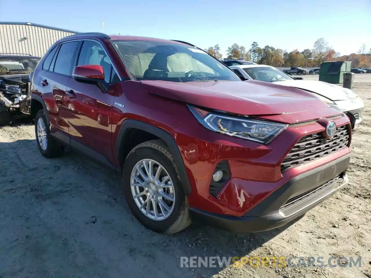 1 Photograph of a damaged car 2T3RWRFV0LW072023 TOYOTA RAV4 2020