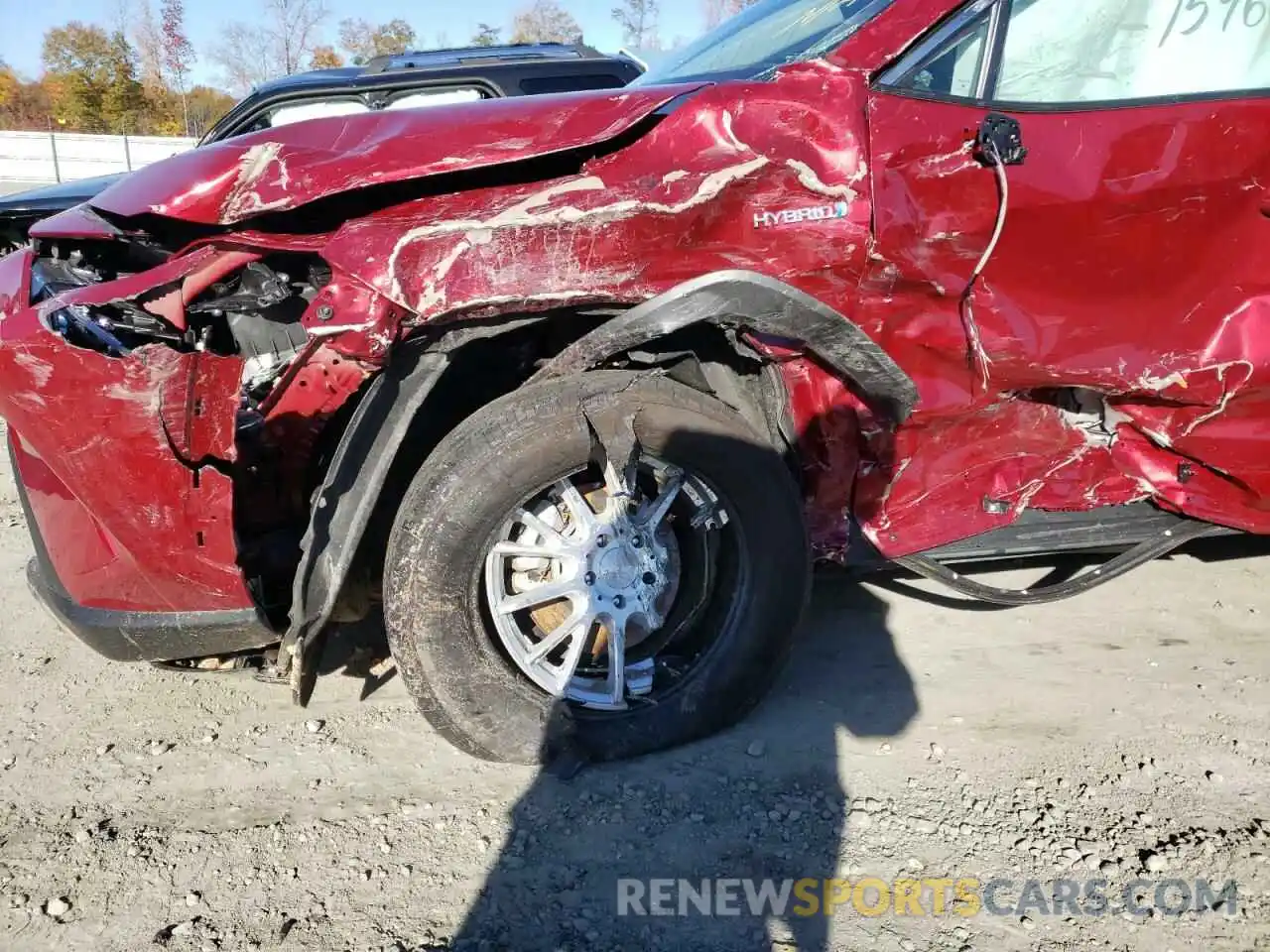 9 Photograph of a damaged car 2T3RWRFV0LW072023 TOYOTA RAV4 2020