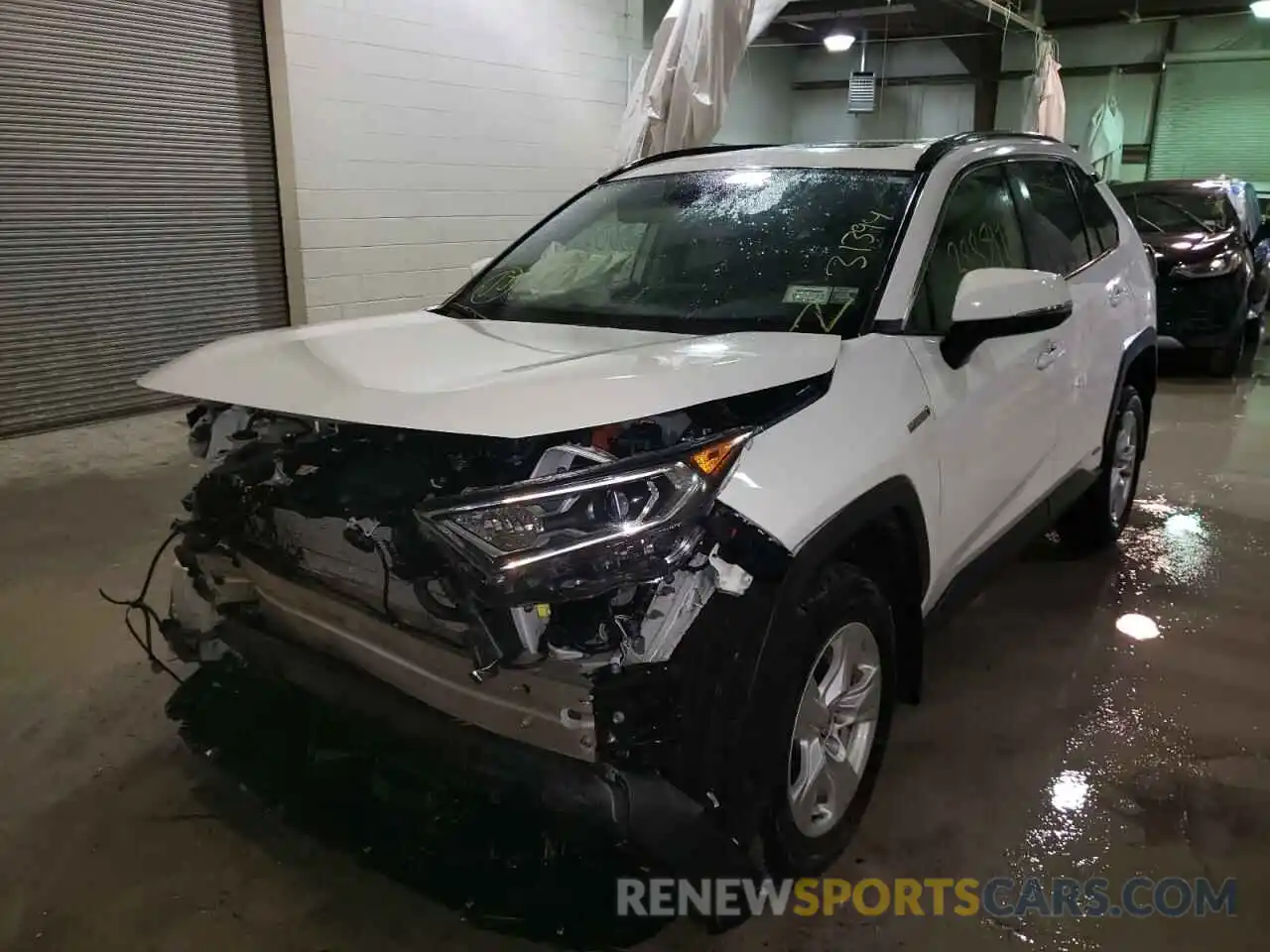 2 Photograph of a damaged car 2T3RWRFV1LW058308 TOYOTA RAV4 2020