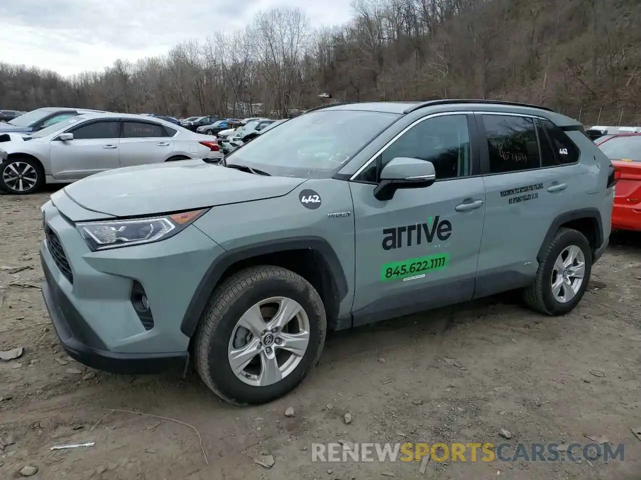 1 Photograph of a damaged car 2T3RWRFV1LW061239 TOYOTA RAV4 2020