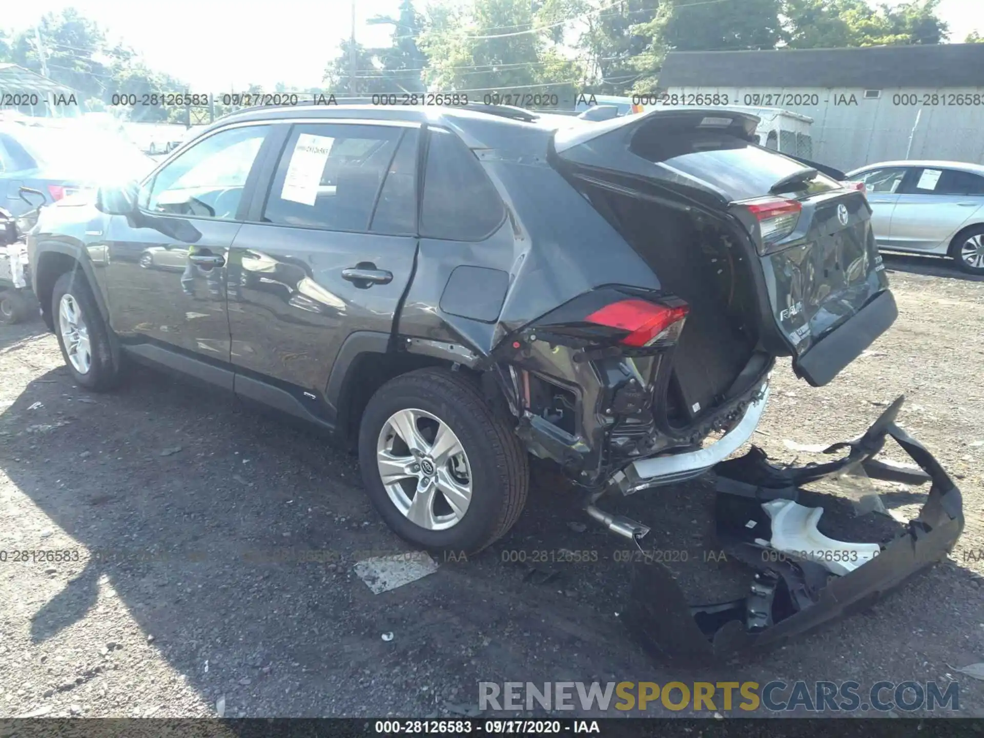 13 Photograph of a damaged car 2T3RWRFV1LW070779 TOYOTA RAV4 2020