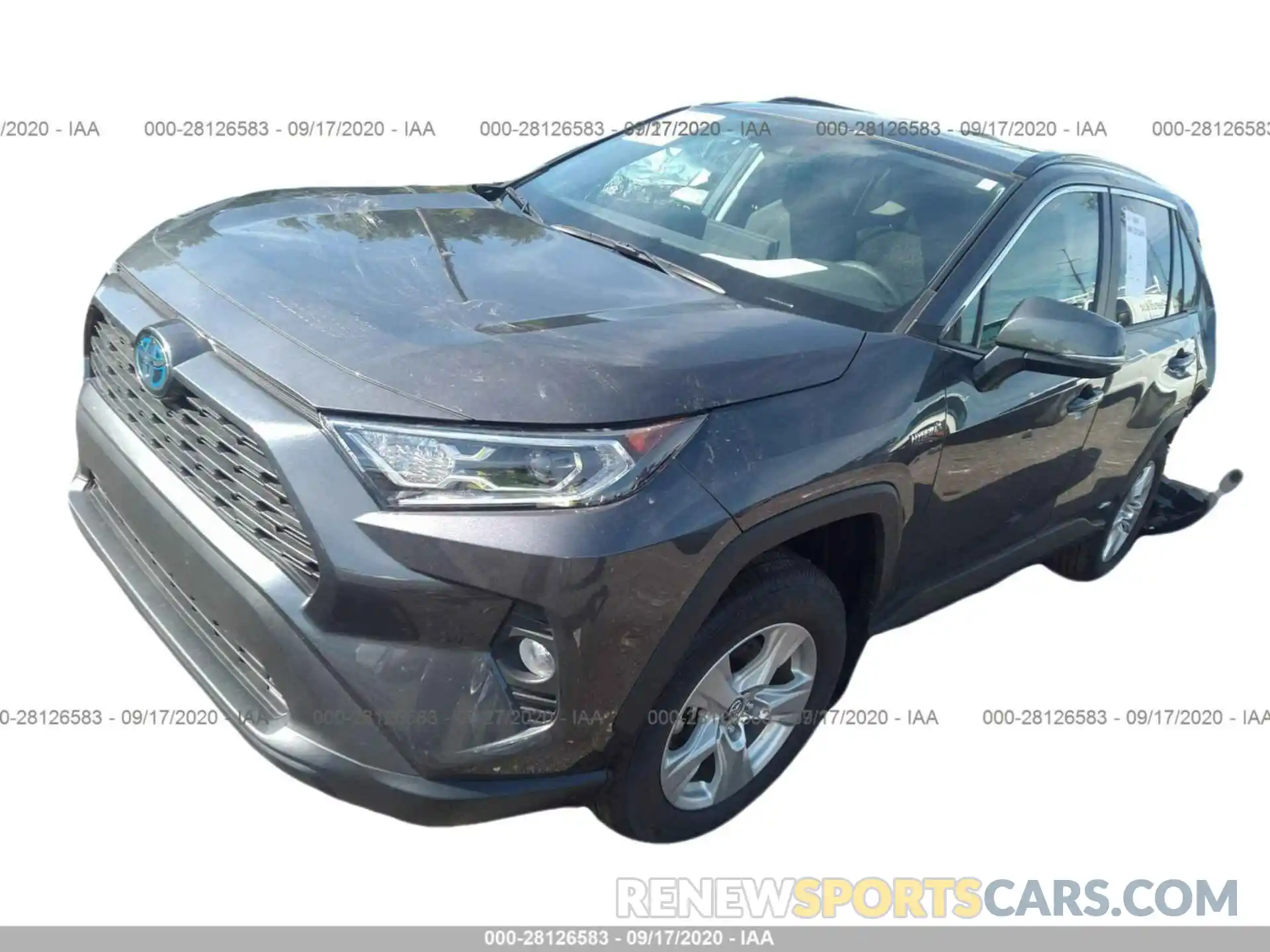 2 Фотография поврежденного автомобиля 2T3RWRFV1LW070779 TOYOTA RAV4 2020