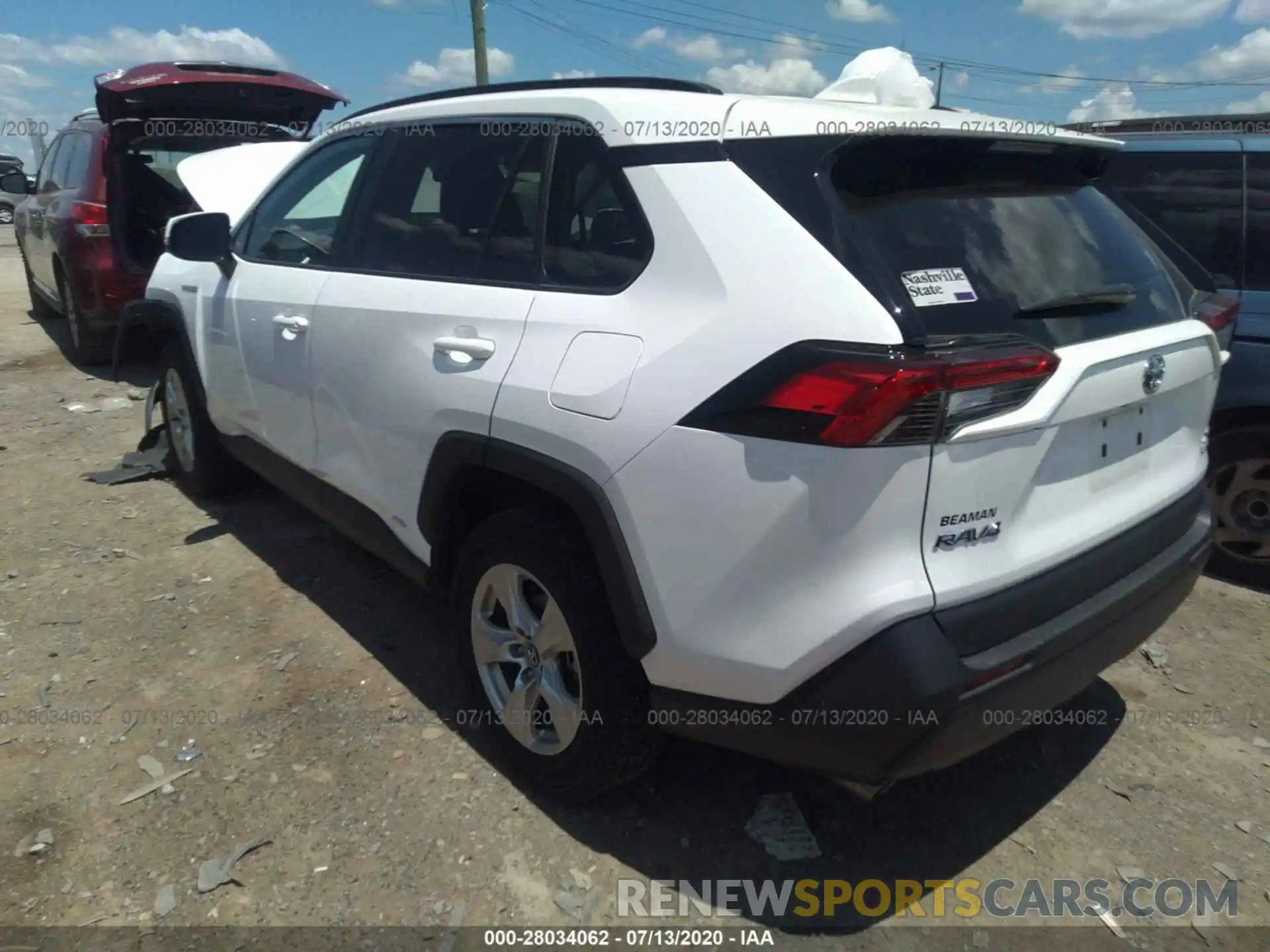 3 Photograph of a damaged car 2T3RWRFV2LW049018 TOYOTA RAV4 2020