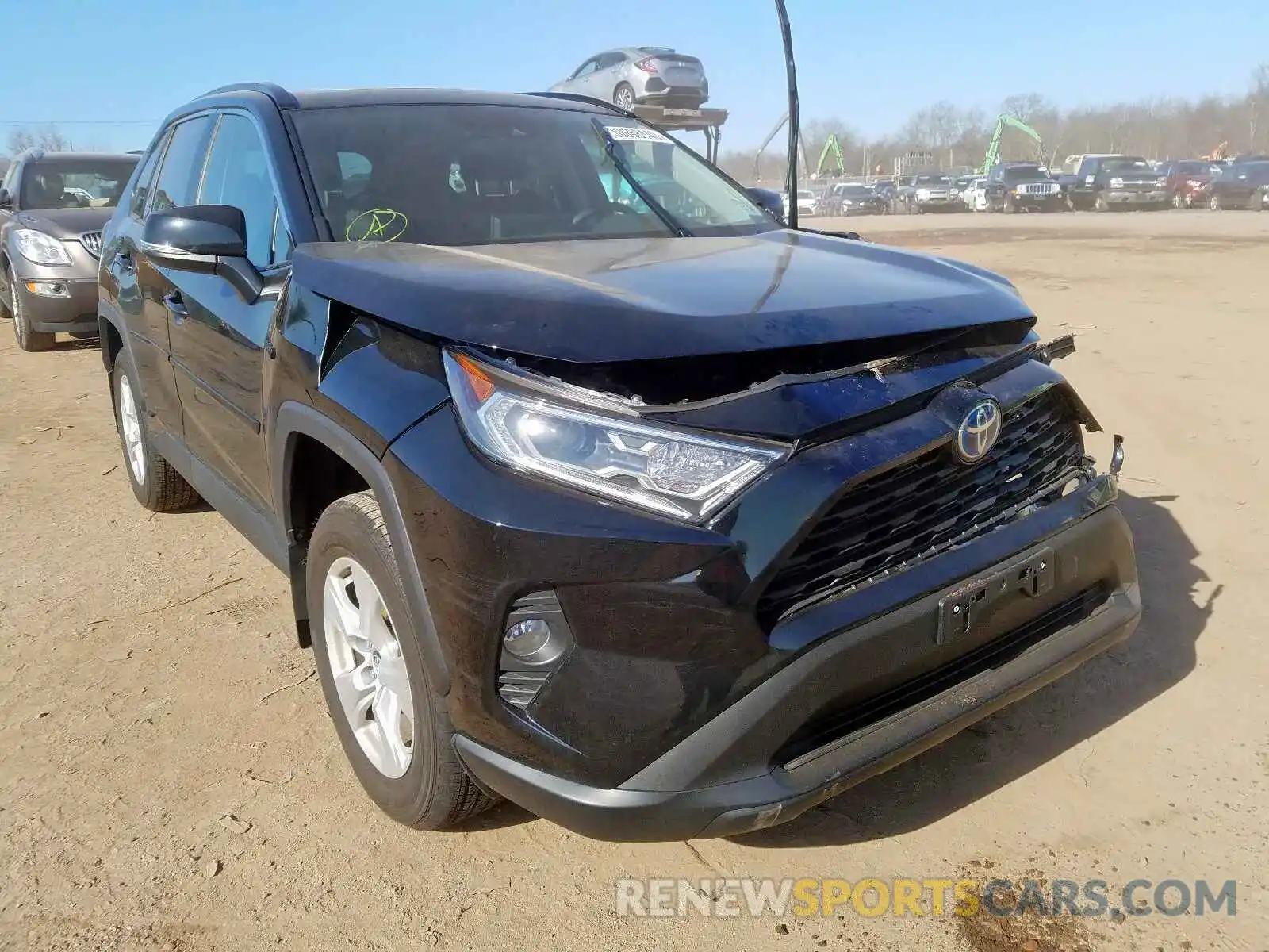 1 Photograph of a damaged car 2T3RWRFV2LW054588 TOYOTA RAV4 2020