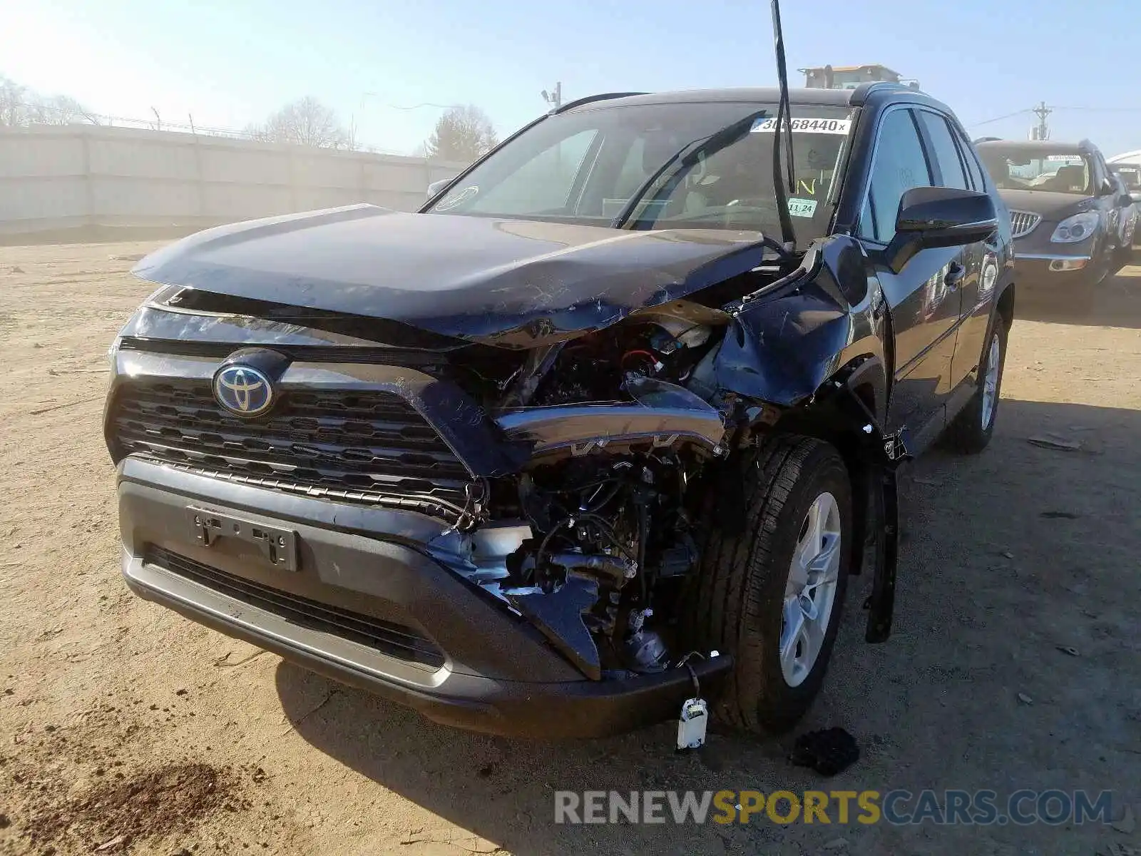 2 Photograph of a damaged car 2T3RWRFV2LW054588 TOYOTA RAV4 2020