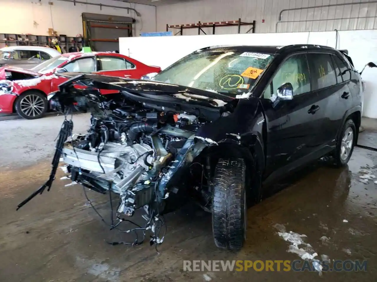 2 Photograph of a damaged car 2T3RWRFV2LW057653 TOYOTA RAV4 2020