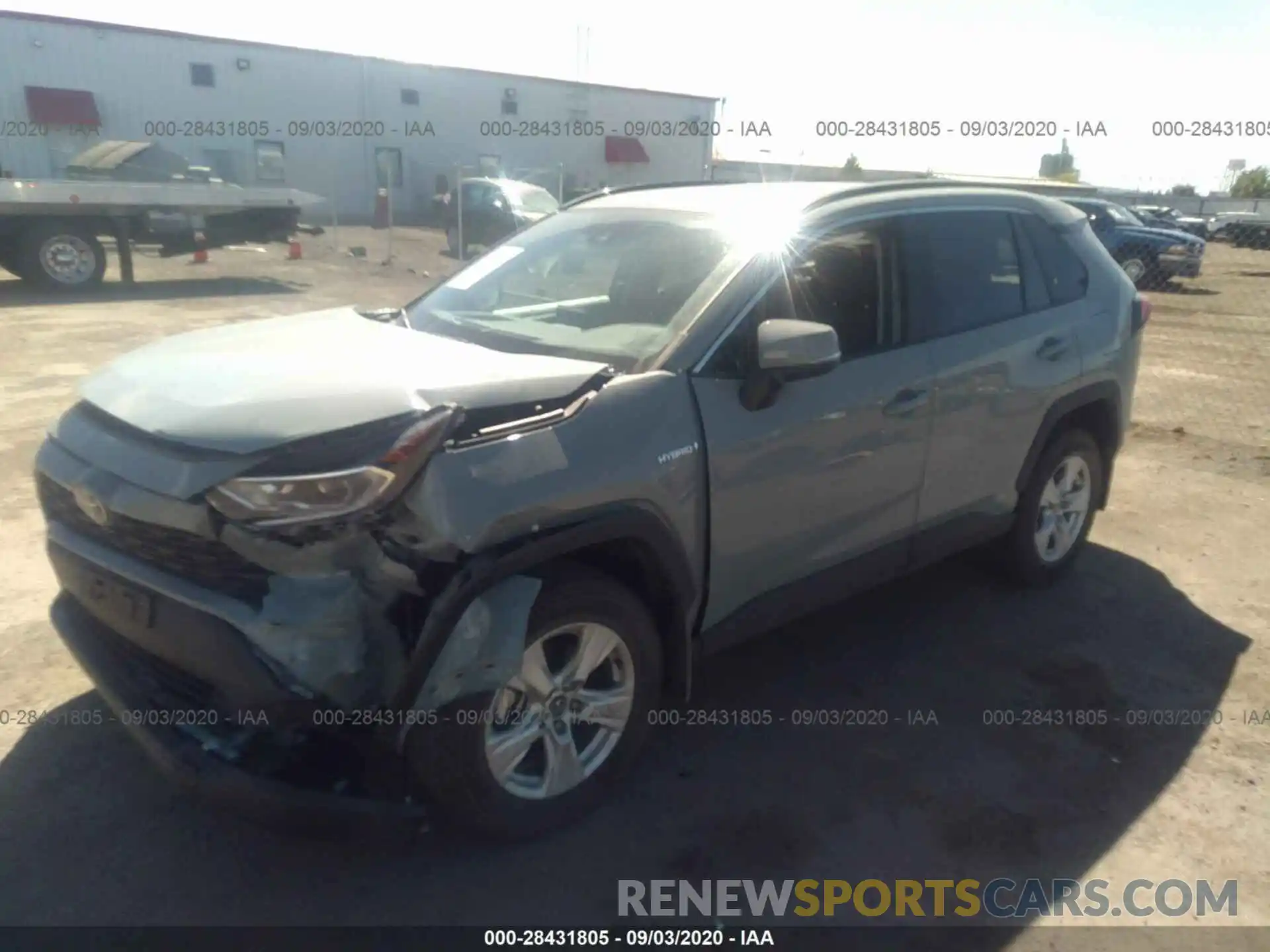 2 Photograph of a damaged car 2T3RWRFV2LW060181 TOYOTA RAV4 2020