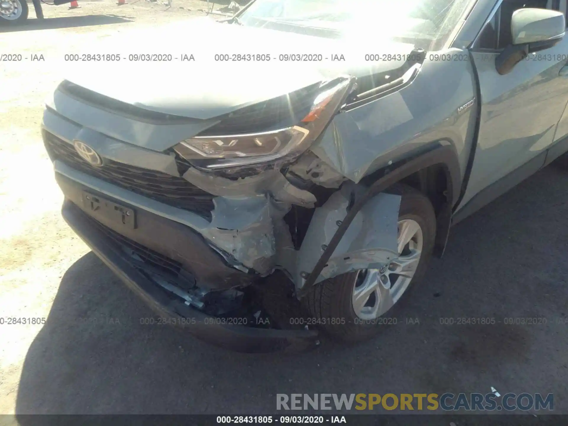 6 Photograph of a damaged car 2T3RWRFV2LW060181 TOYOTA RAV4 2020