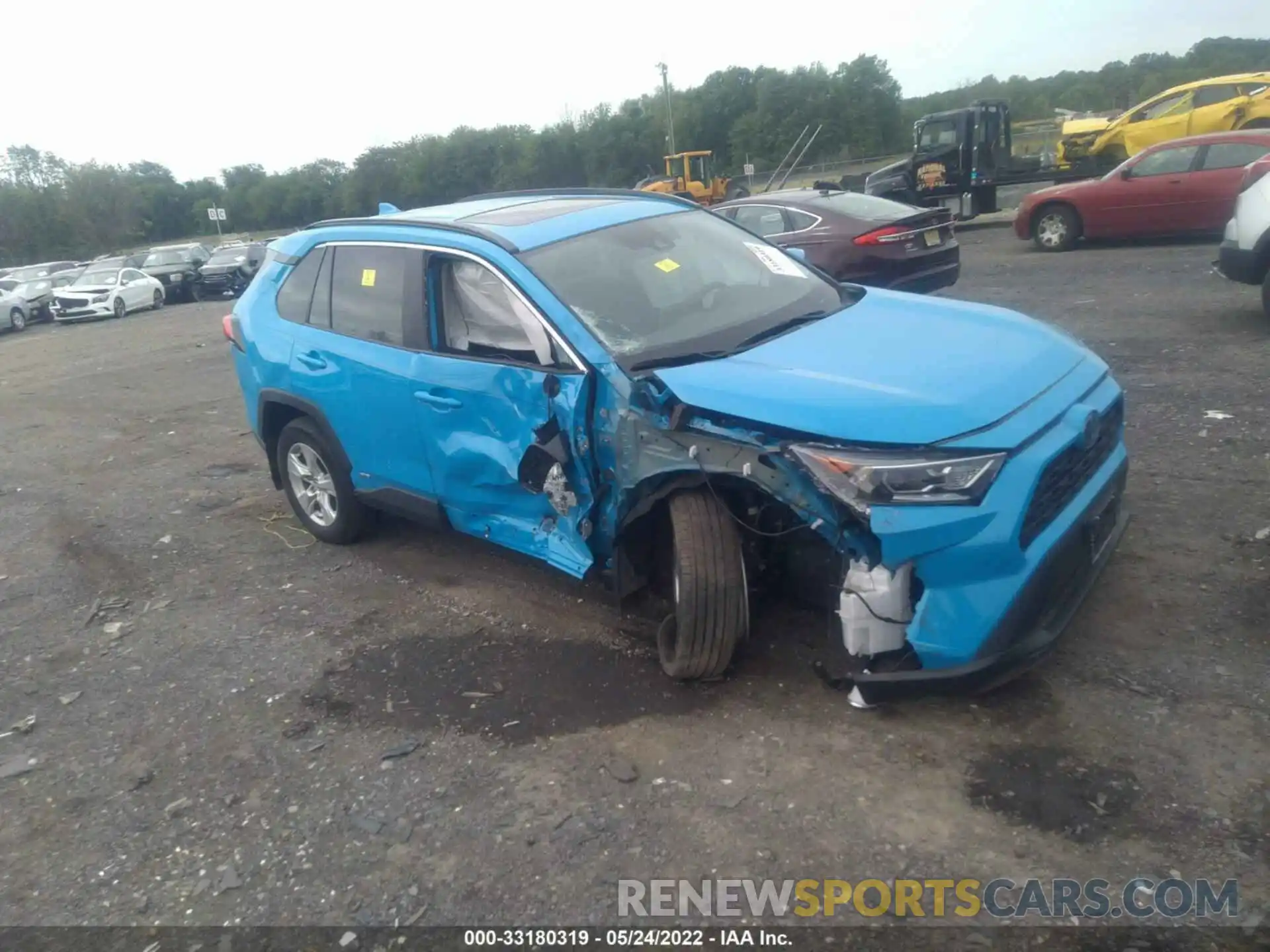 1 Photograph of a damaged car 2T3RWRFV2LW065641 TOYOTA RAV4 2020