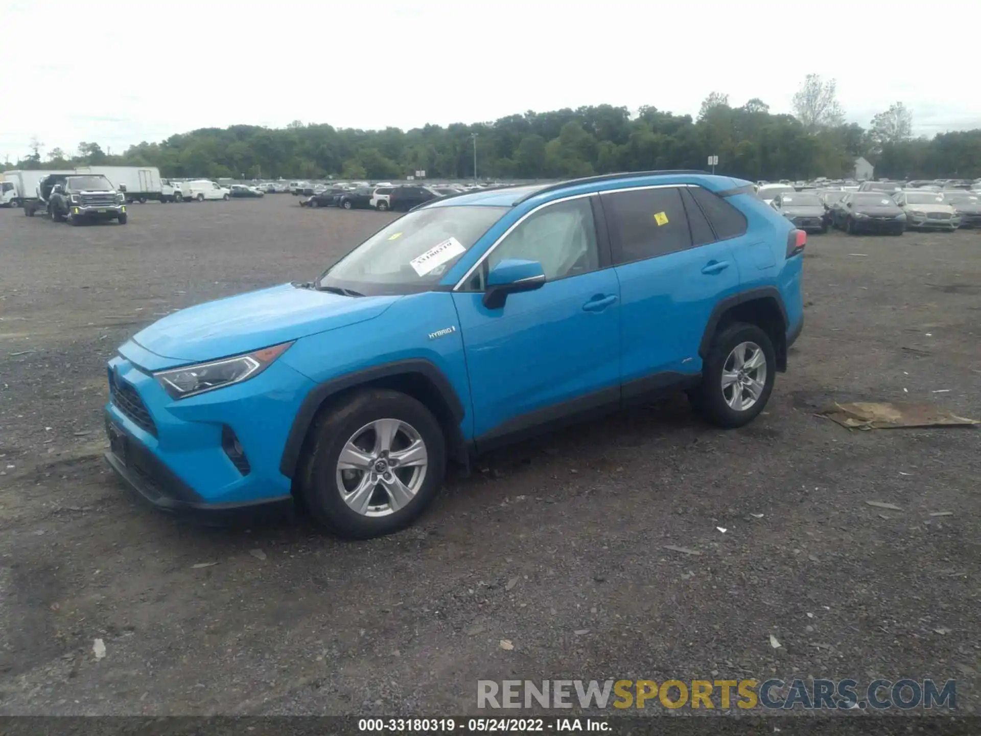 2 Photograph of a damaged car 2T3RWRFV2LW065641 TOYOTA RAV4 2020