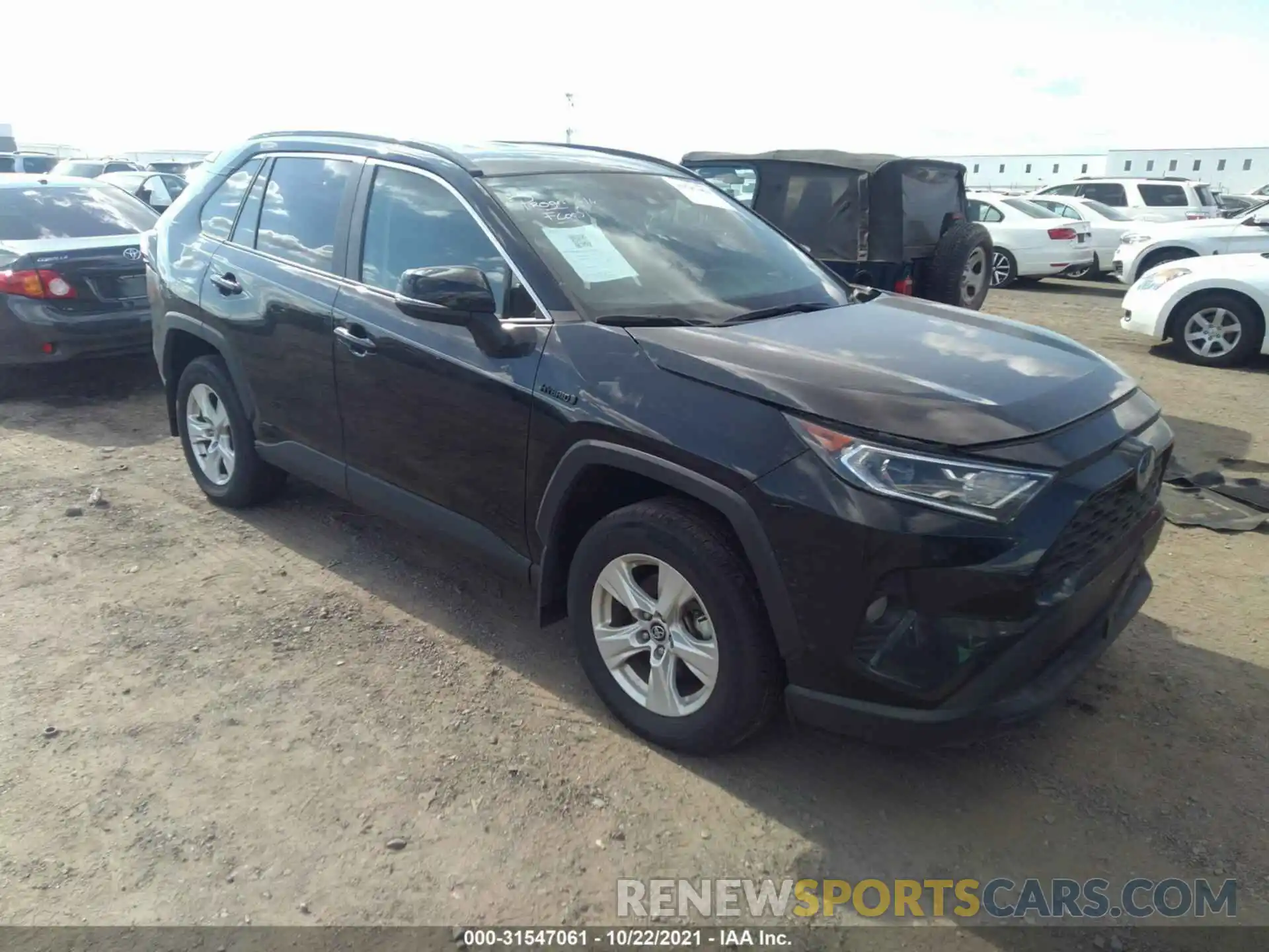 1 Photograph of a damaged car 2T3RWRFV2LW093942 TOYOTA RAV4 2020