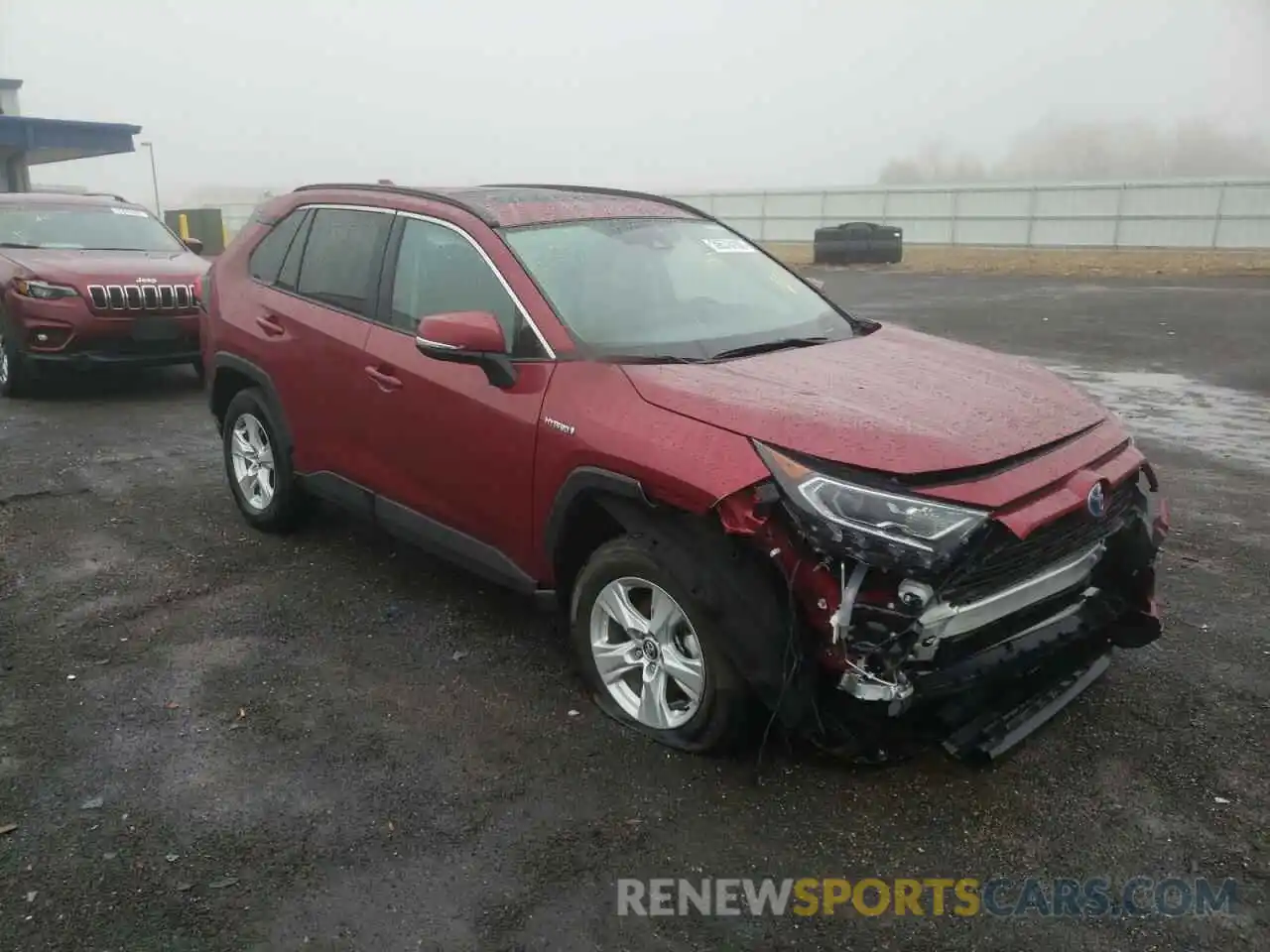 1 Photograph of a damaged car 2T3RWRFV2LW095609 TOYOTA RAV4 2020