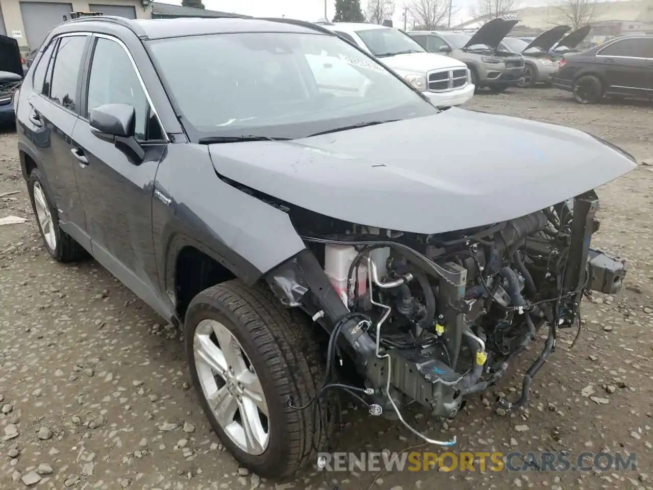 1 Photograph of a damaged car 2T3RWRFV3LW074106 TOYOTA RAV4 2020