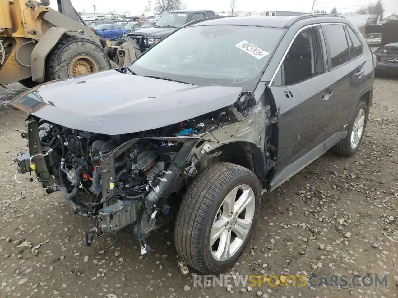 2 Photograph of a damaged car 2T3RWRFV3LW074106 TOYOTA RAV4 2020