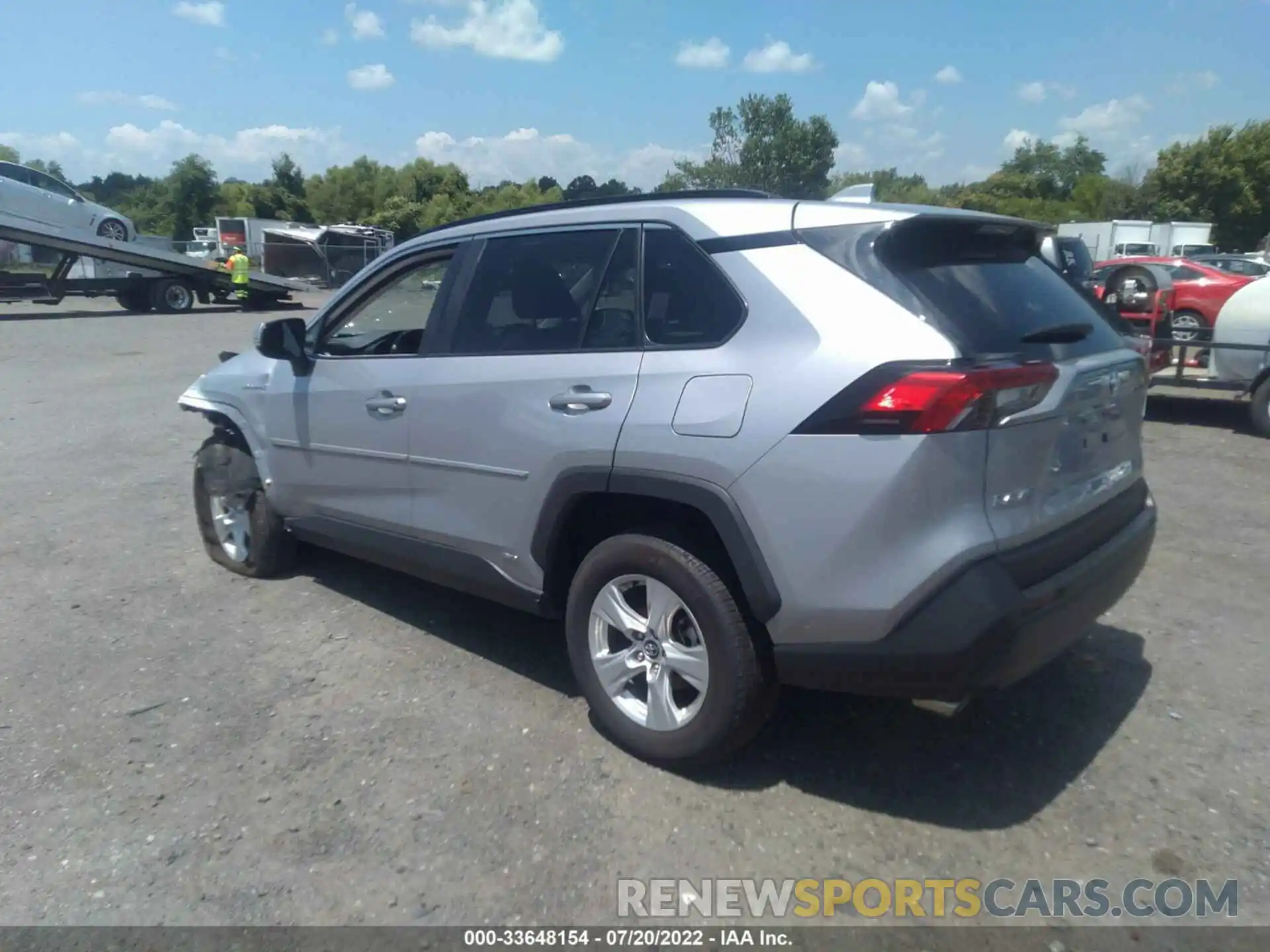 3 Photograph of a damaged car 2T3RWRFV3LW079810 TOYOTA RAV4 2020