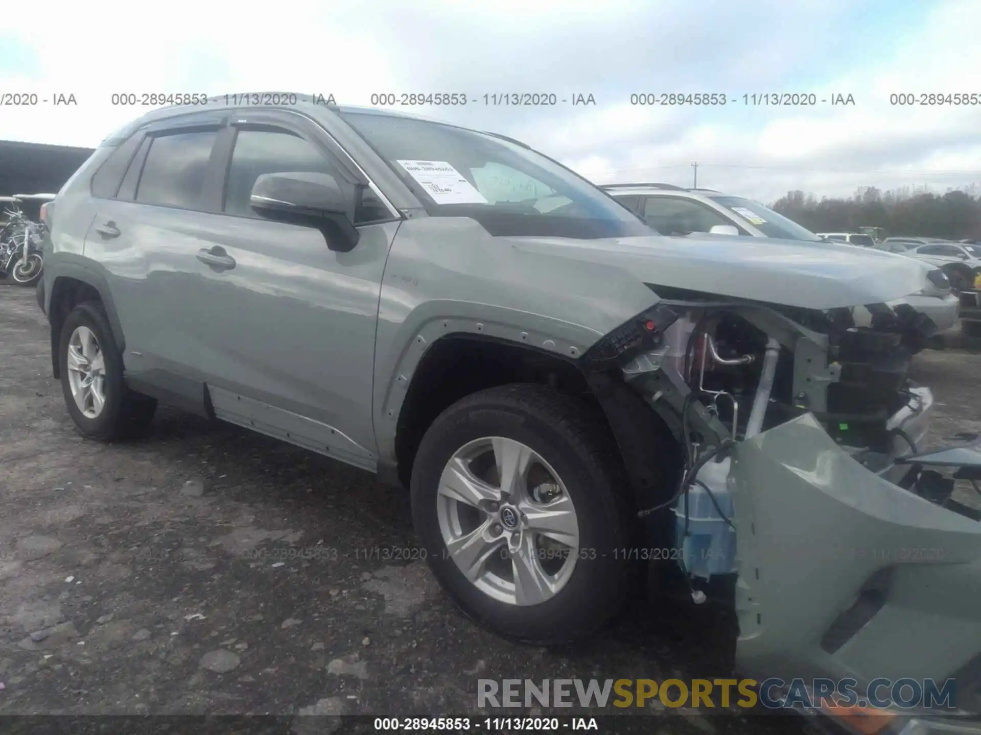 1 Photograph of a damaged car 2T3RWRFV3LW082223 TOYOTA RAV4 2020