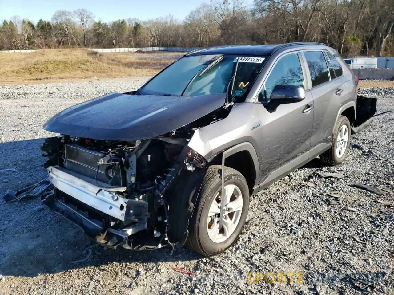 2 Photograph of a damaged car 2T3RWRFV3LW084327 TOYOTA RAV4 2020