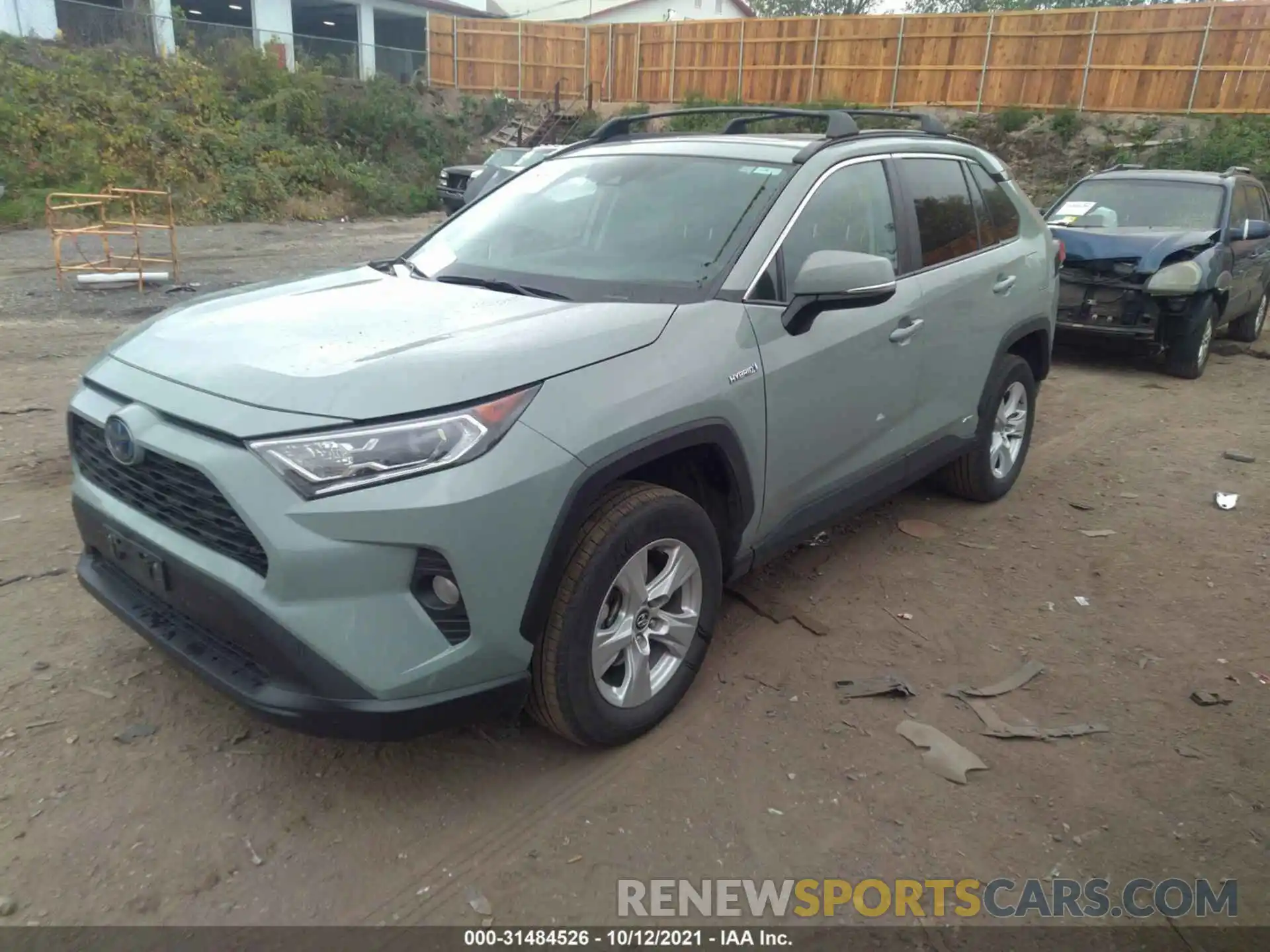 2 Фотография поврежденного автомобиля 2T3RWRFV3LW087471 TOYOTA RAV4 2020