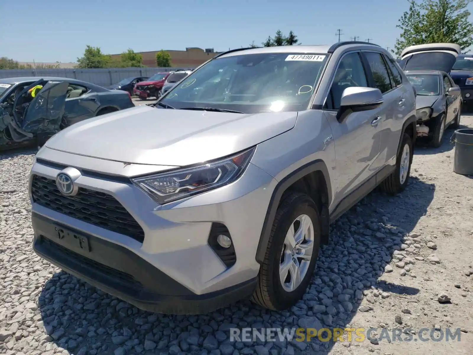 2 Фотография поврежденного автомобиля 2T3RWRFV3LW101756 TOYOTA RAV4 2020