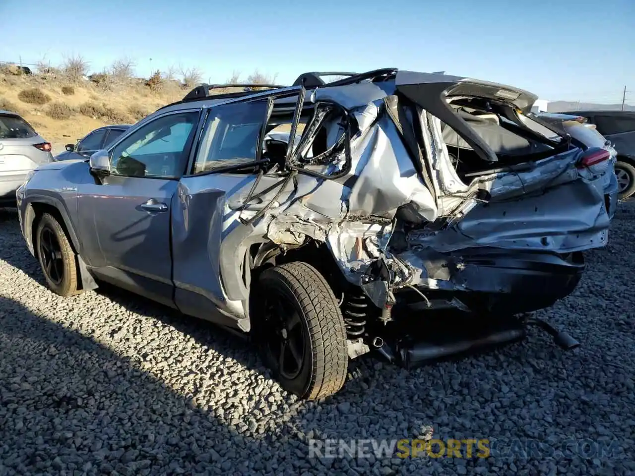 2 Photograph of a damaged car 2T3RWRFV4LW053457 TOYOTA RAV4 2020