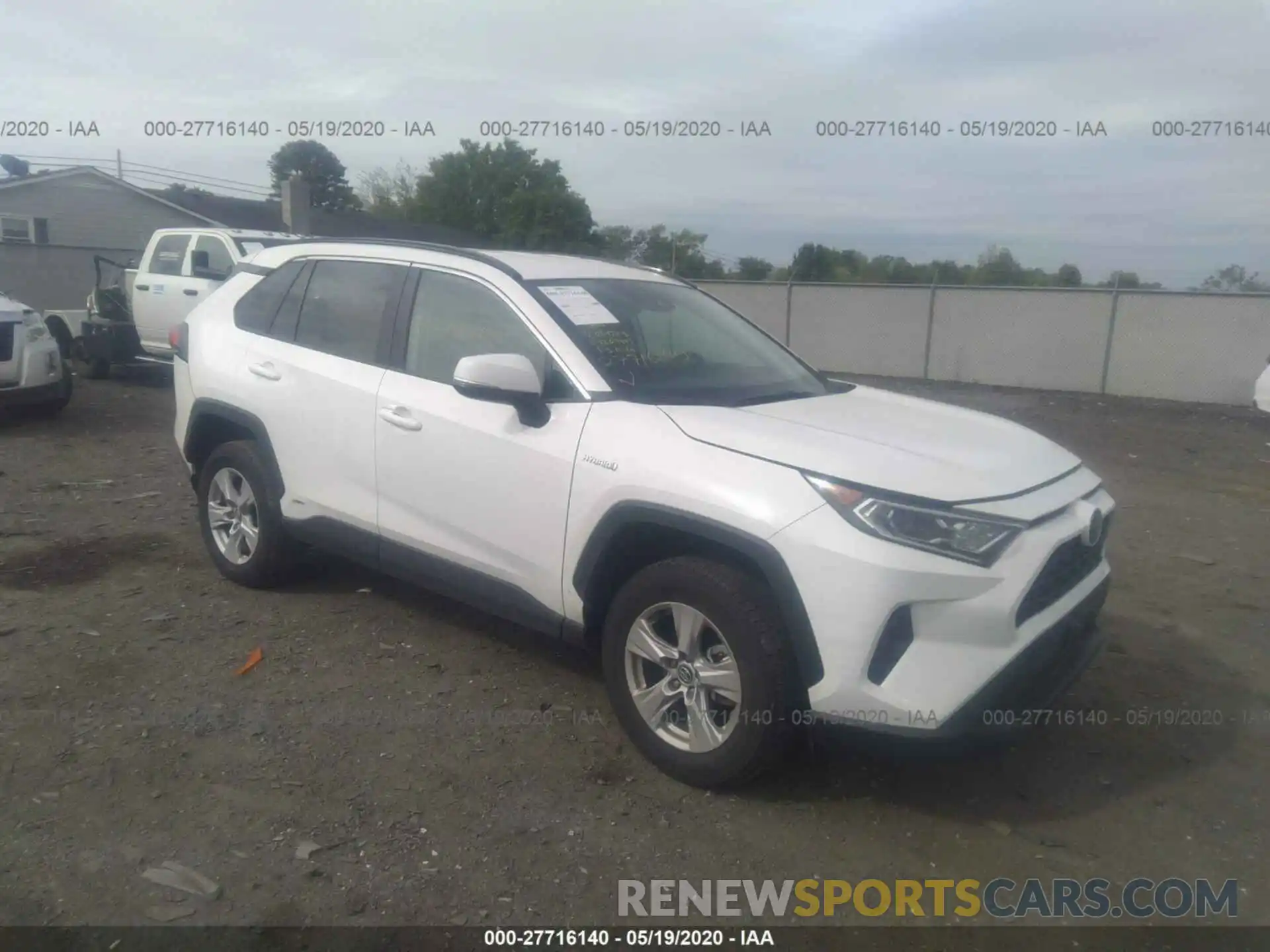 1 Фотография поврежденного автомобиля 2T3RWRFV4LW054723 TOYOTA RAV4 2020