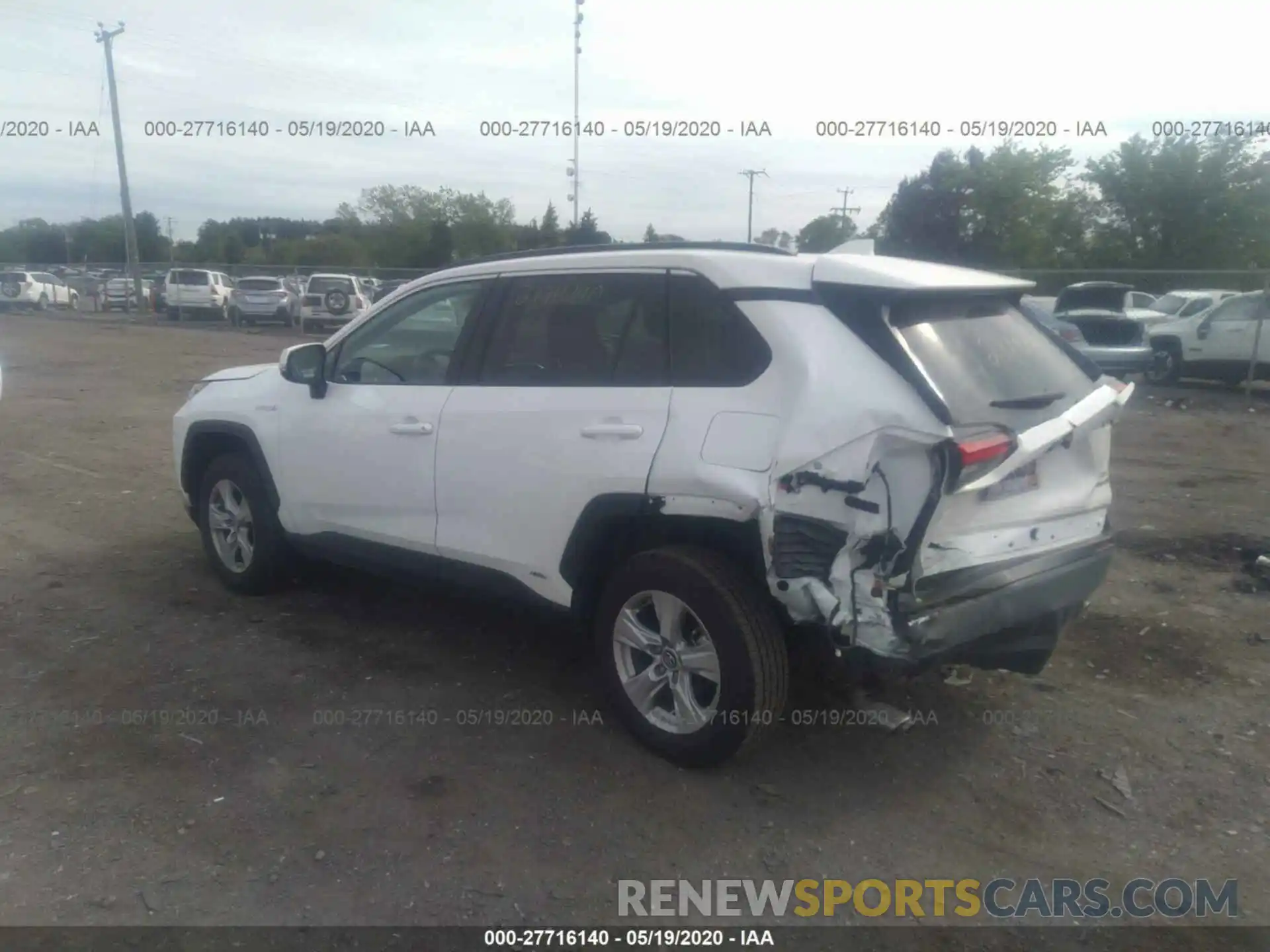 2 Photograph of a damaged car 2T3RWRFV4LW054723 TOYOTA RAV4 2020