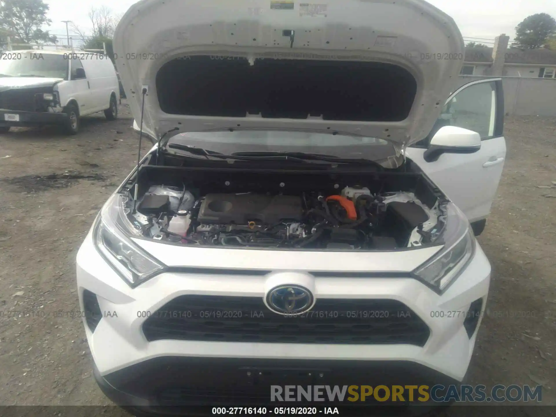 9 Фотография поврежденного автомобиля 2T3RWRFV4LW054723 TOYOTA RAV4 2020