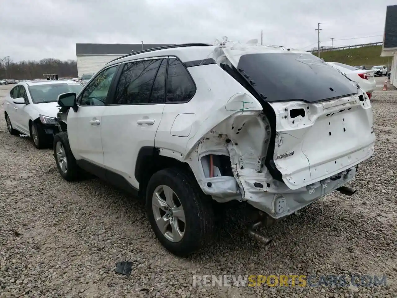 3 Photograph of a damaged car 2T3RWRFV4LW065656 TOYOTA RAV4 2020