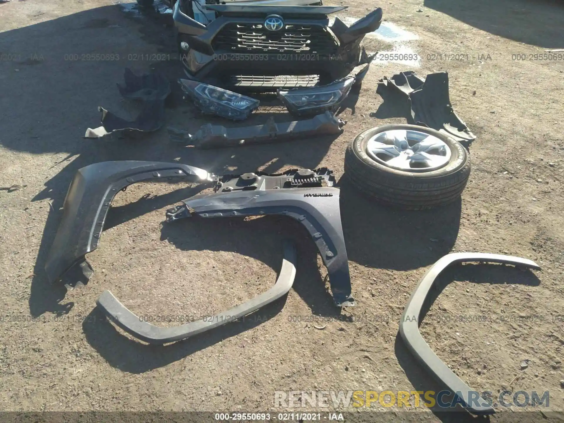 12 Фотография поврежденного автомобиля 2T3RWRFV4LW071845 TOYOTA RAV4 2020