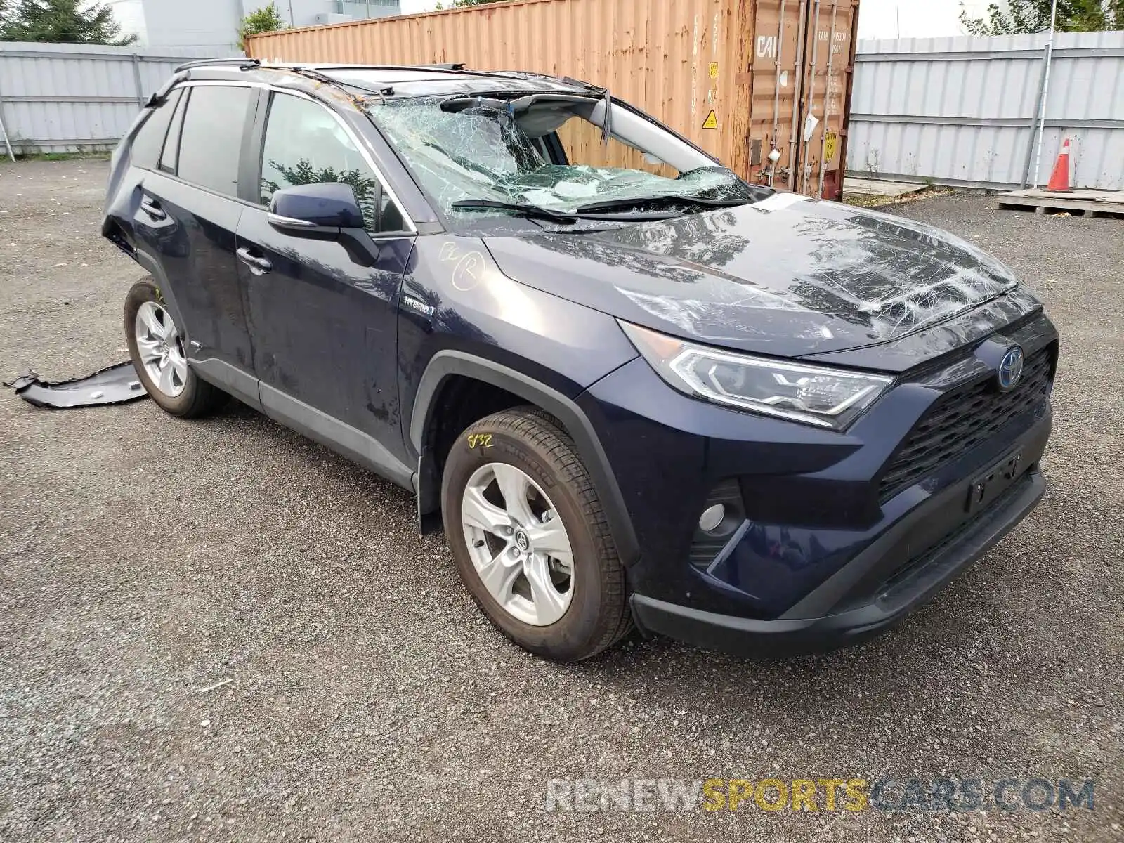 1 Photograph of a damaged car 2T3RWRFV4LW092310 TOYOTA RAV4 2020