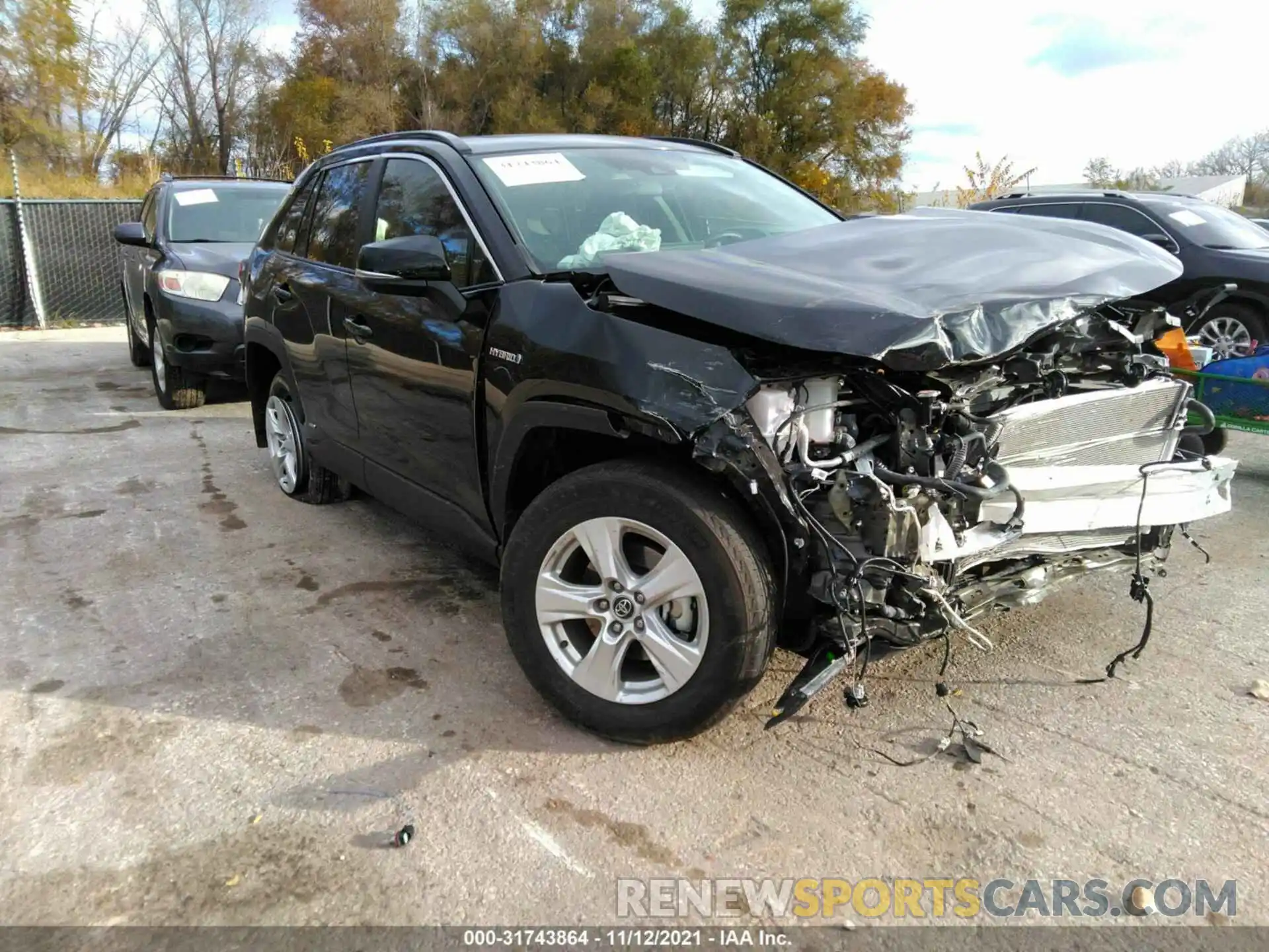 1 Photograph of a damaged car 2T3RWRFV4LW093084 TOYOTA RAV4 2020