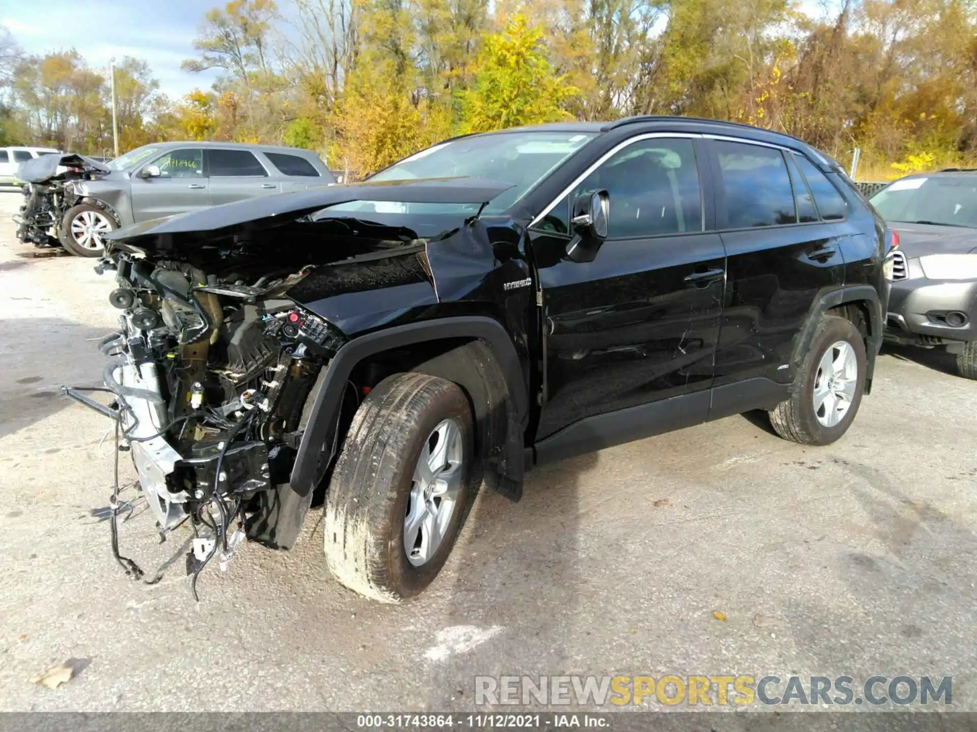 2 Photograph of a damaged car 2T3RWRFV4LW093084 TOYOTA RAV4 2020