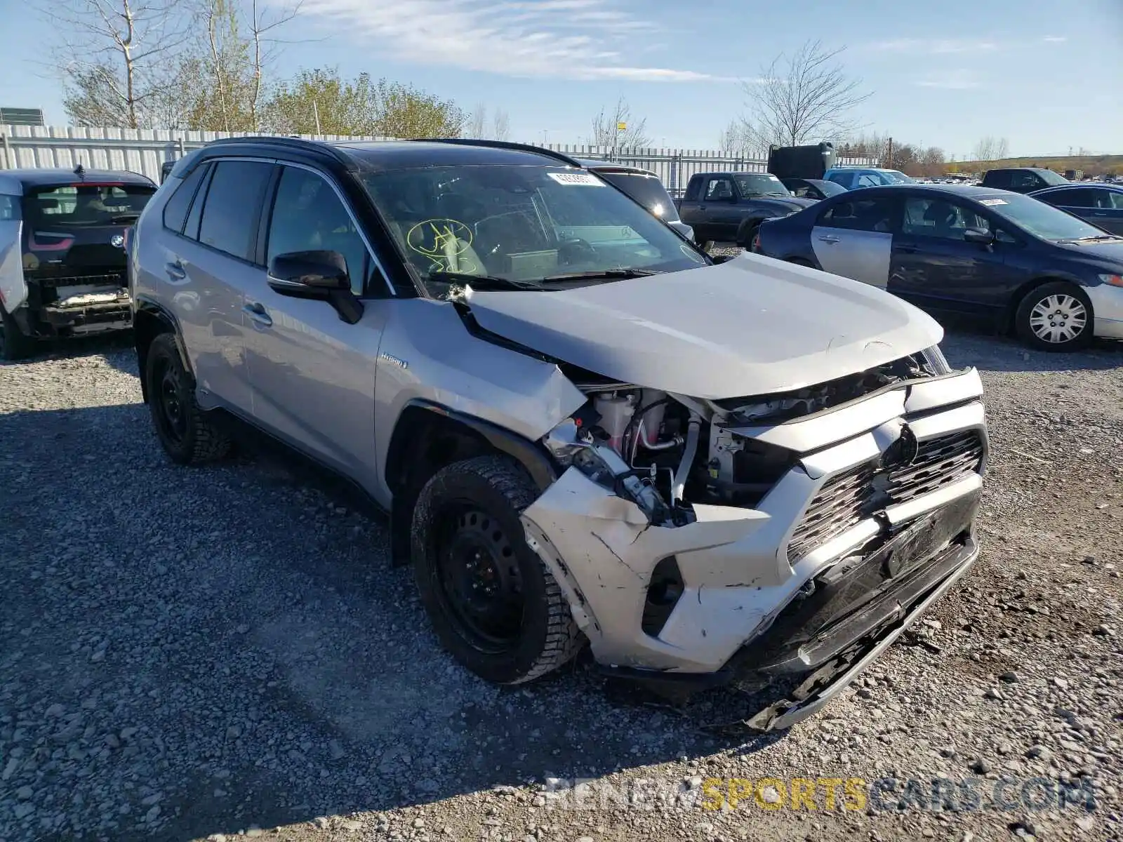 1 Фотография поврежденного автомобиля 2T3RWRFV6LW048356 TOYOTA RAV4 2020