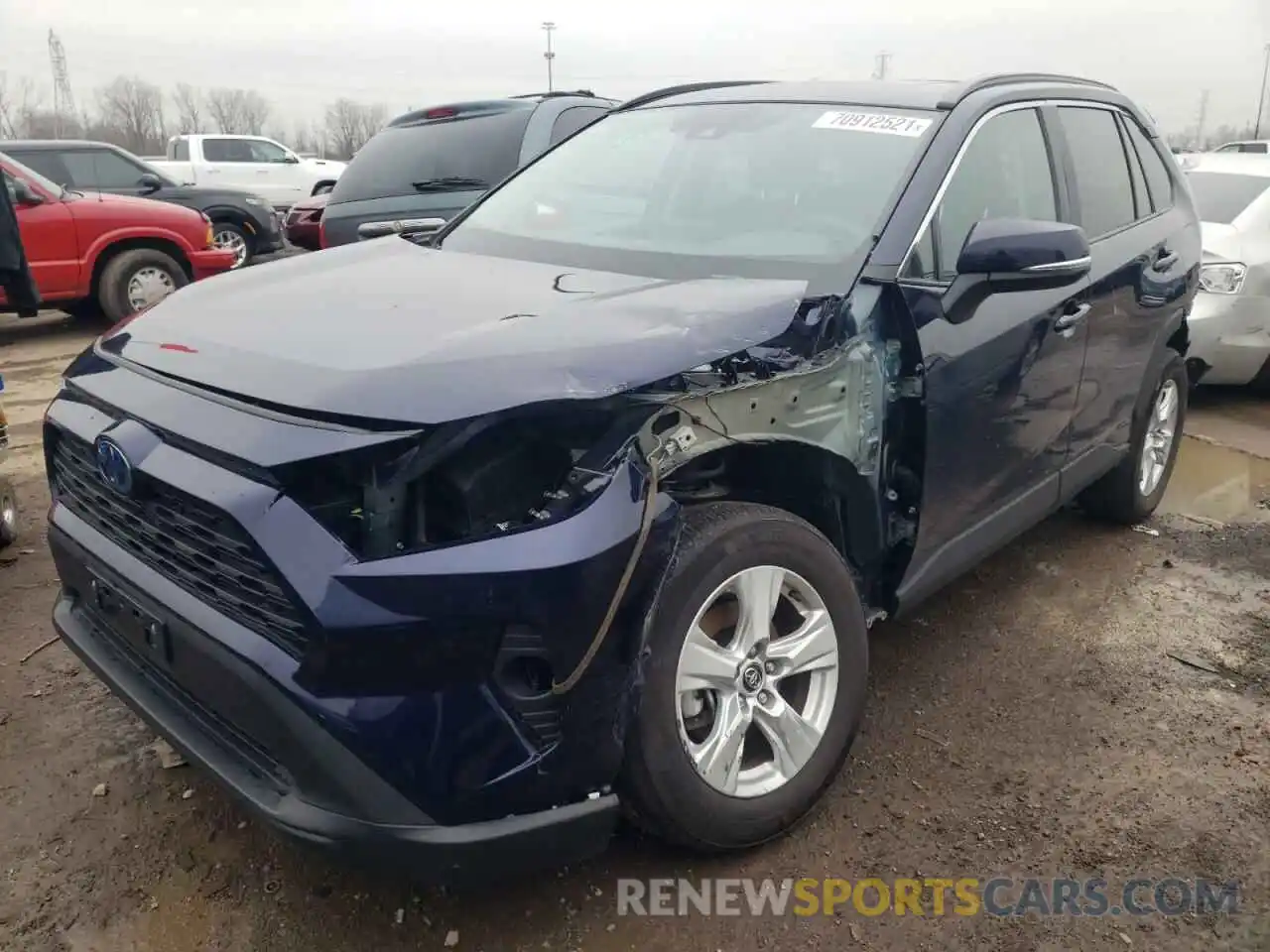 2 Photograph of a damaged car 2T3RWRFV6LW074908 TOYOTA RAV4 2020