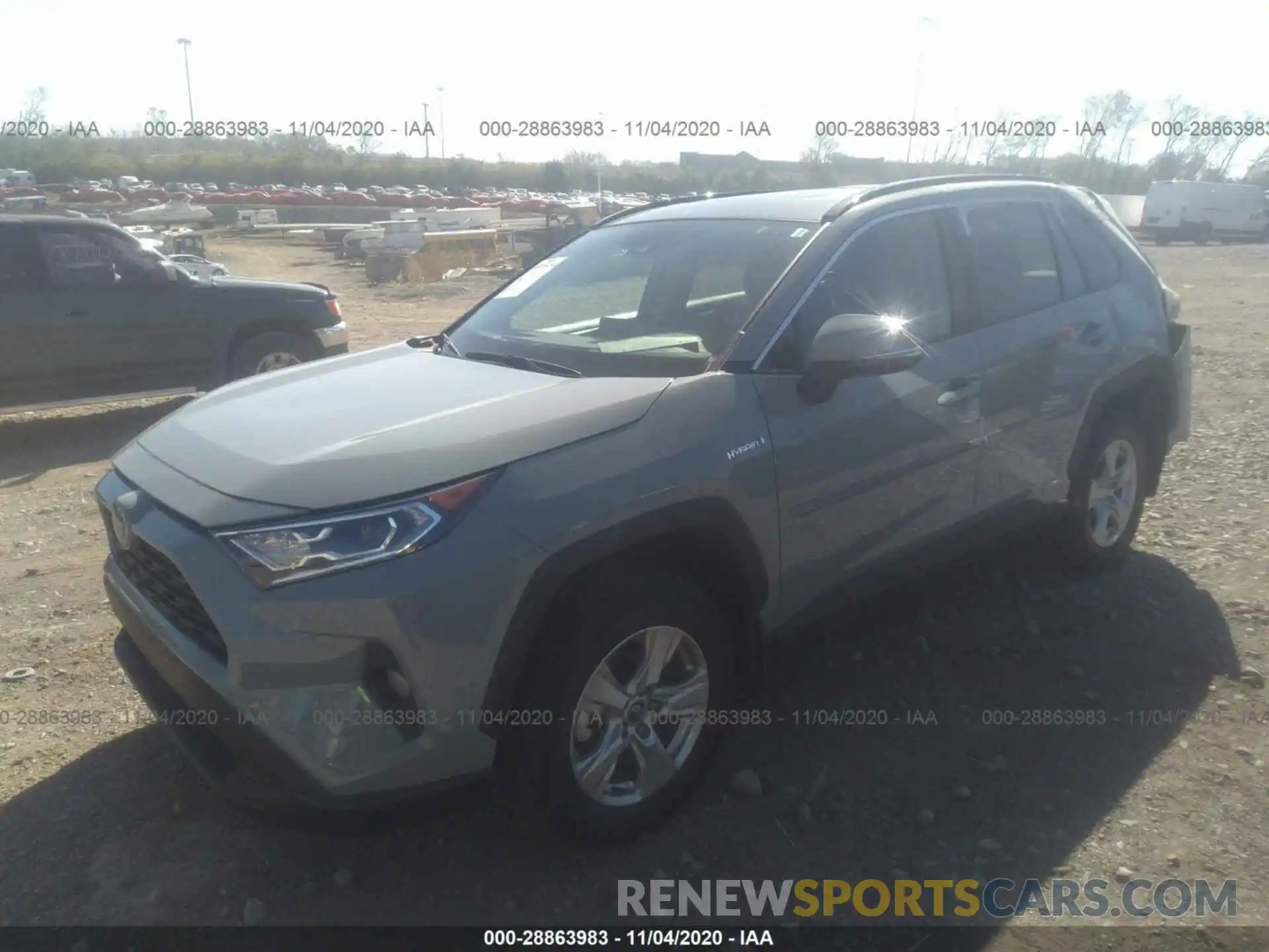 2 Фотография поврежденного автомобиля 2T3RWRFV6LW081616 TOYOTA RAV4 2020