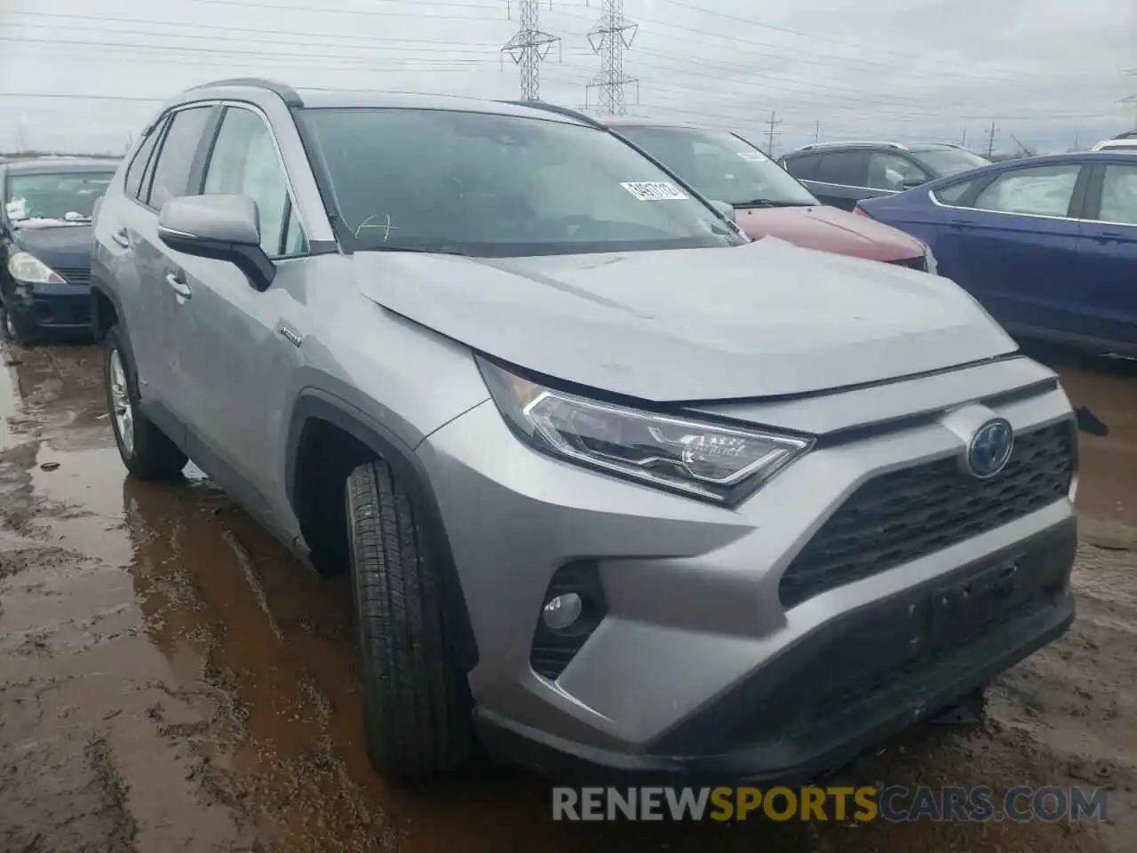 1 Photograph of a damaged car 2T3RWRFV6LW082023 TOYOTA RAV4 2020