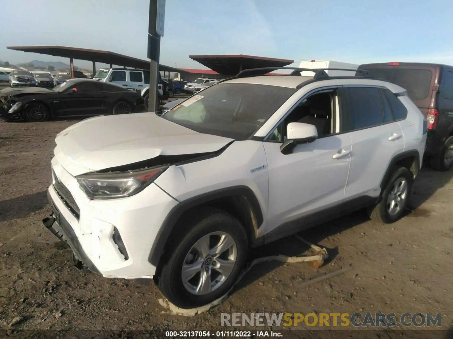 2 Photograph of a damaged car 2T3RWRFV7LW056174 TOYOTA RAV4 2020