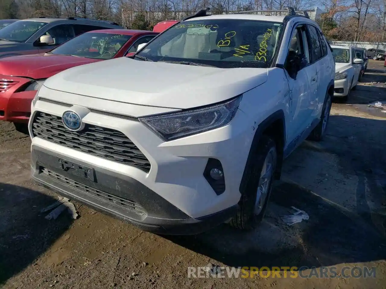 2 Photograph of a damaged car 2T3RWRFV7LW063187 TOYOTA RAV4 2020