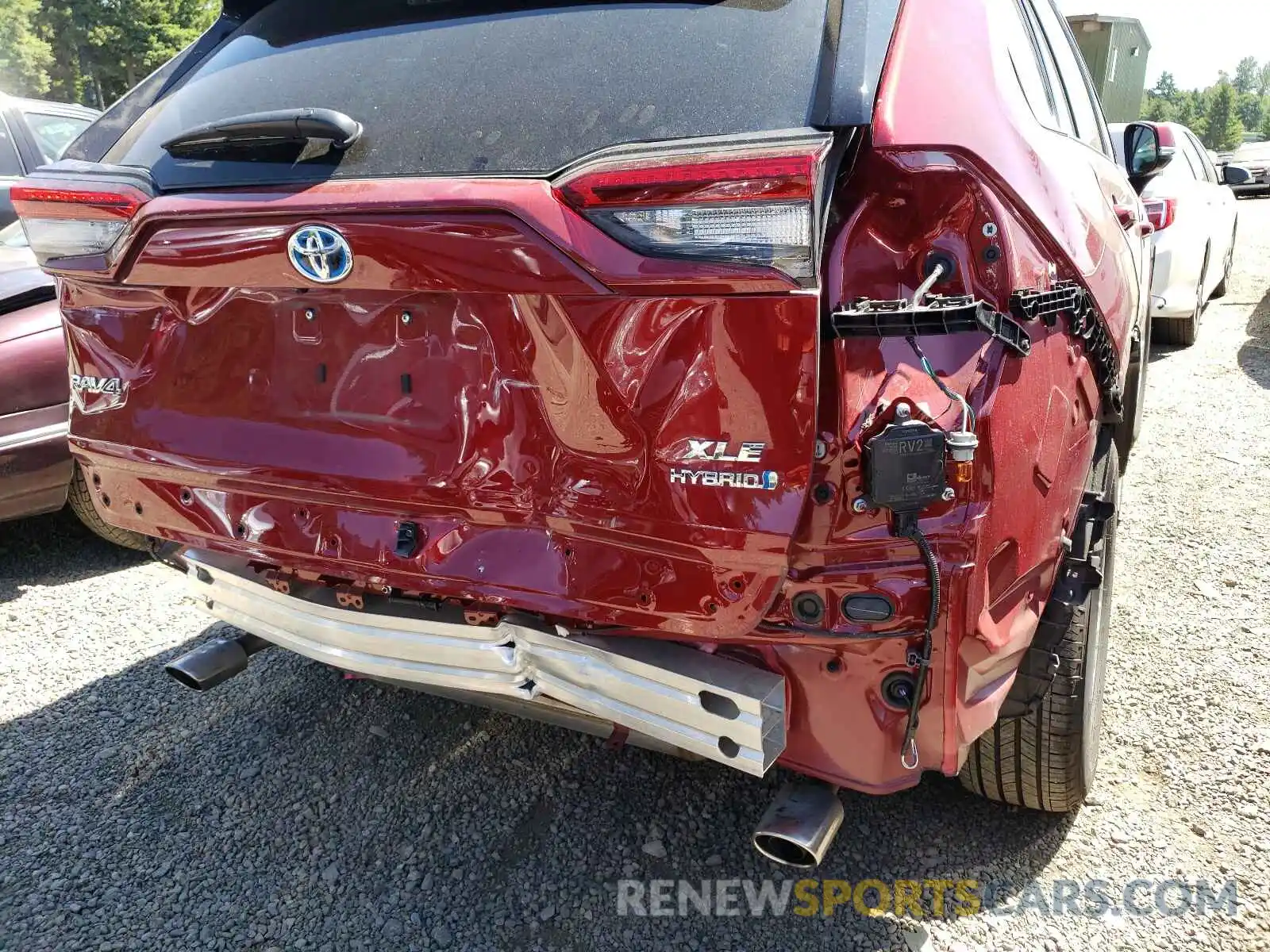 9 Фотография поврежденного автомобиля 2T3RWRFV7LW070141 TOYOTA RAV4 2020