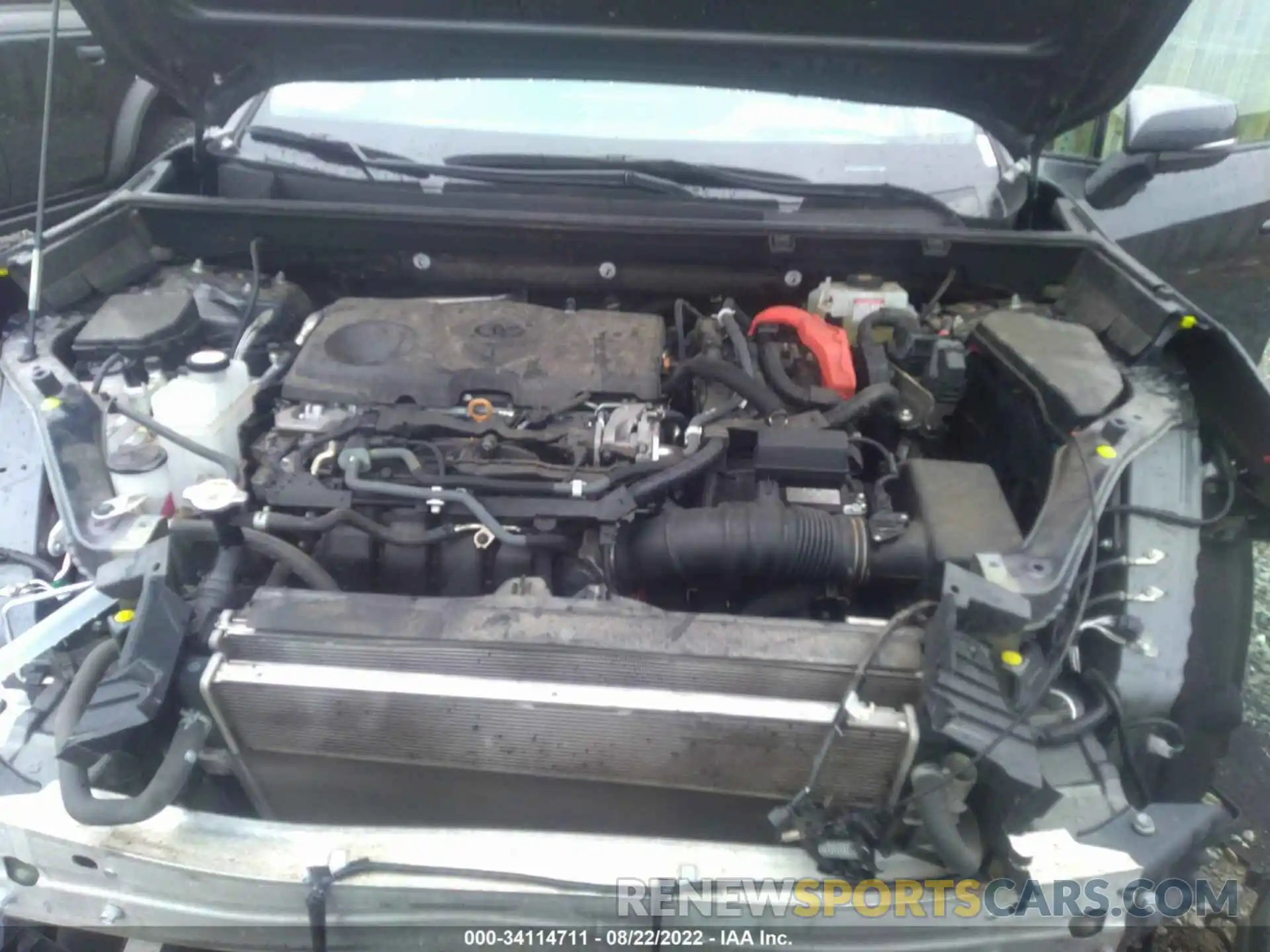 10 Фотография поврежденного автомобиля 2T3RWRFV7LW077252 TOYOTA RAV4 2020