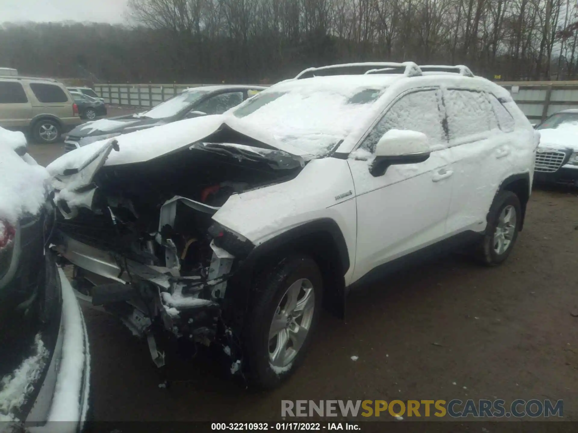 2 Photograph of a damaged car 2T3RWRFV8LW072223 TOYOTA RAV4 2020