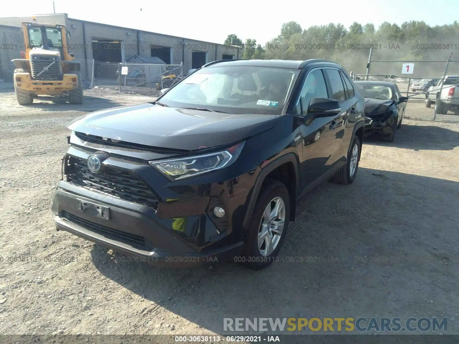 2 Photograph of a damaged car 2T3RWRFV8LW076272 TOYOTA RAV4 2020