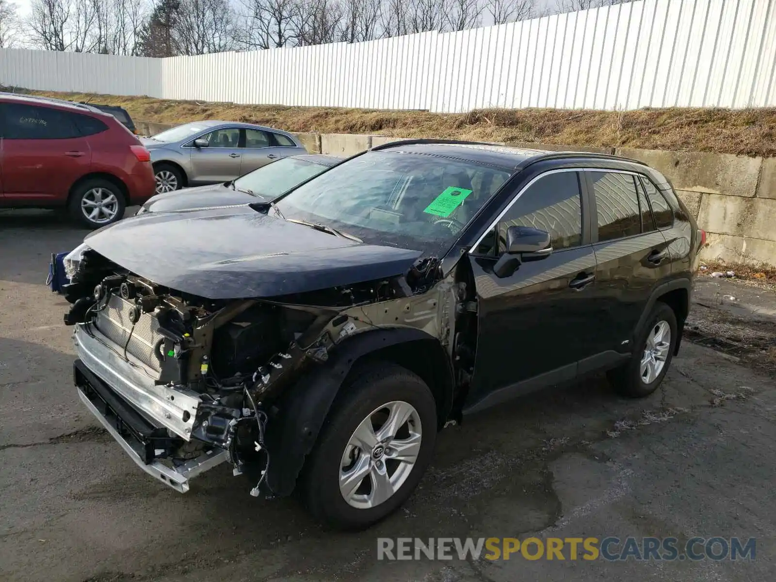 2 Photograph of a damaged car 2T3RWRFV9LW064874 TOYOTA RAV4 2020