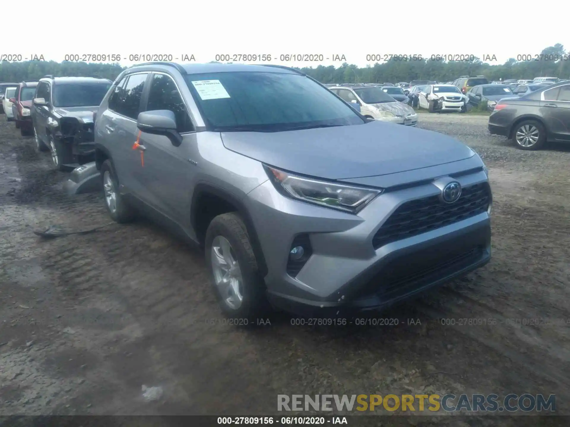 1 Фотография поврежденного автомобиля 2T3RWRFV9LW080802 TOYOTA RAV4 2020