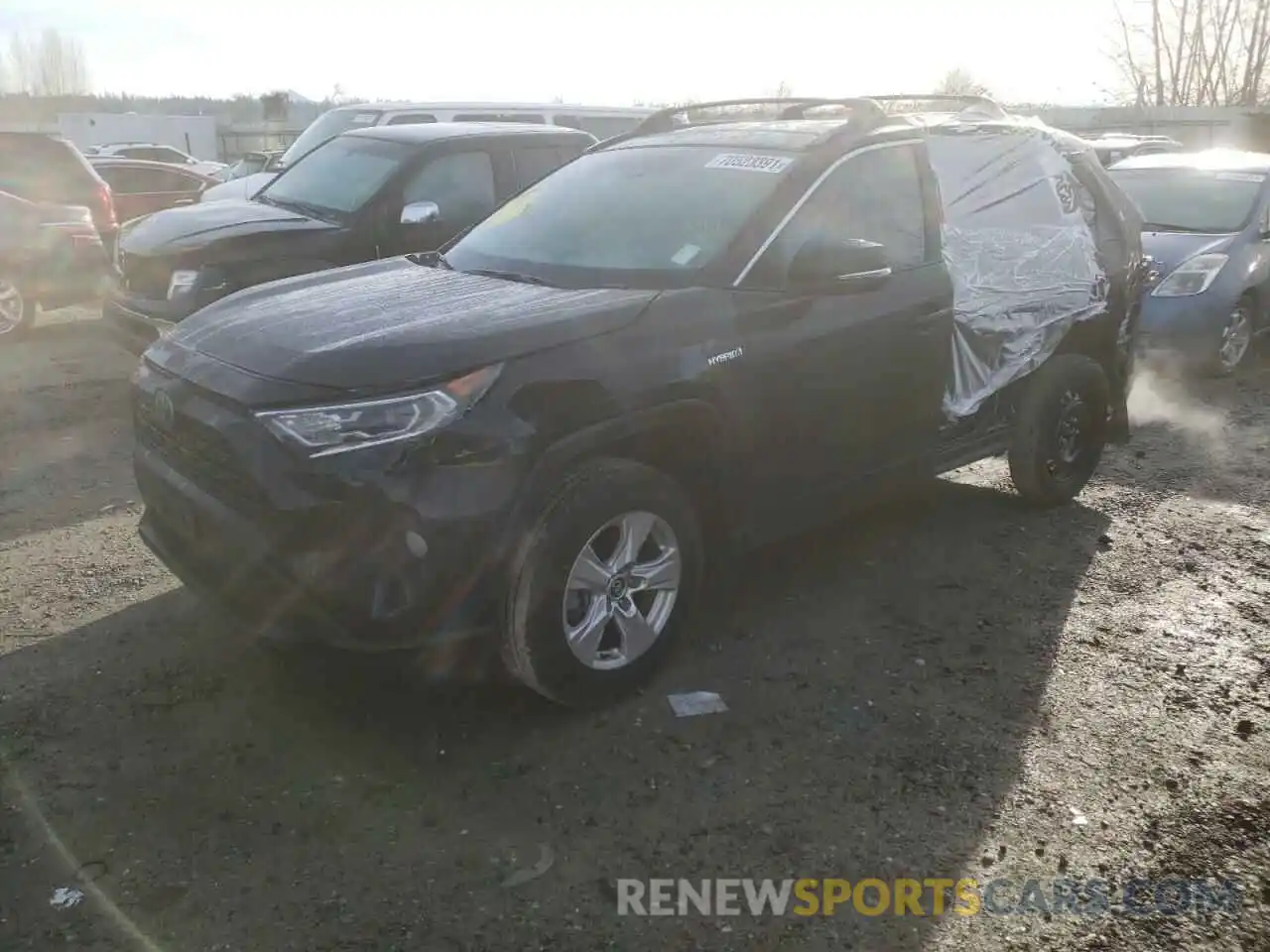 2 Photograph of a damaged car 2T3RWRFV9LW084817 TOYOTA RAV4 2020